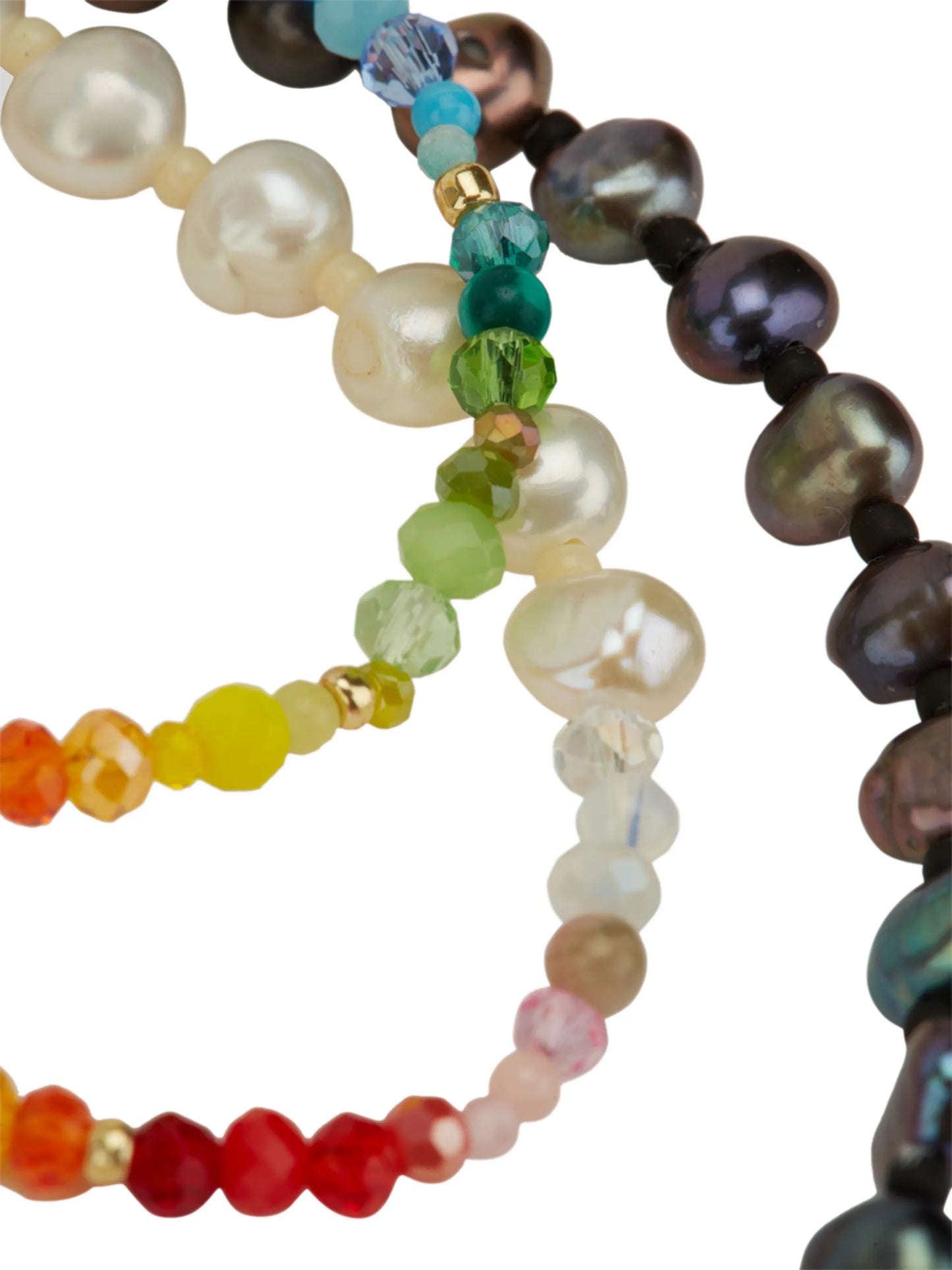 Iris Rainbow pearl necklace