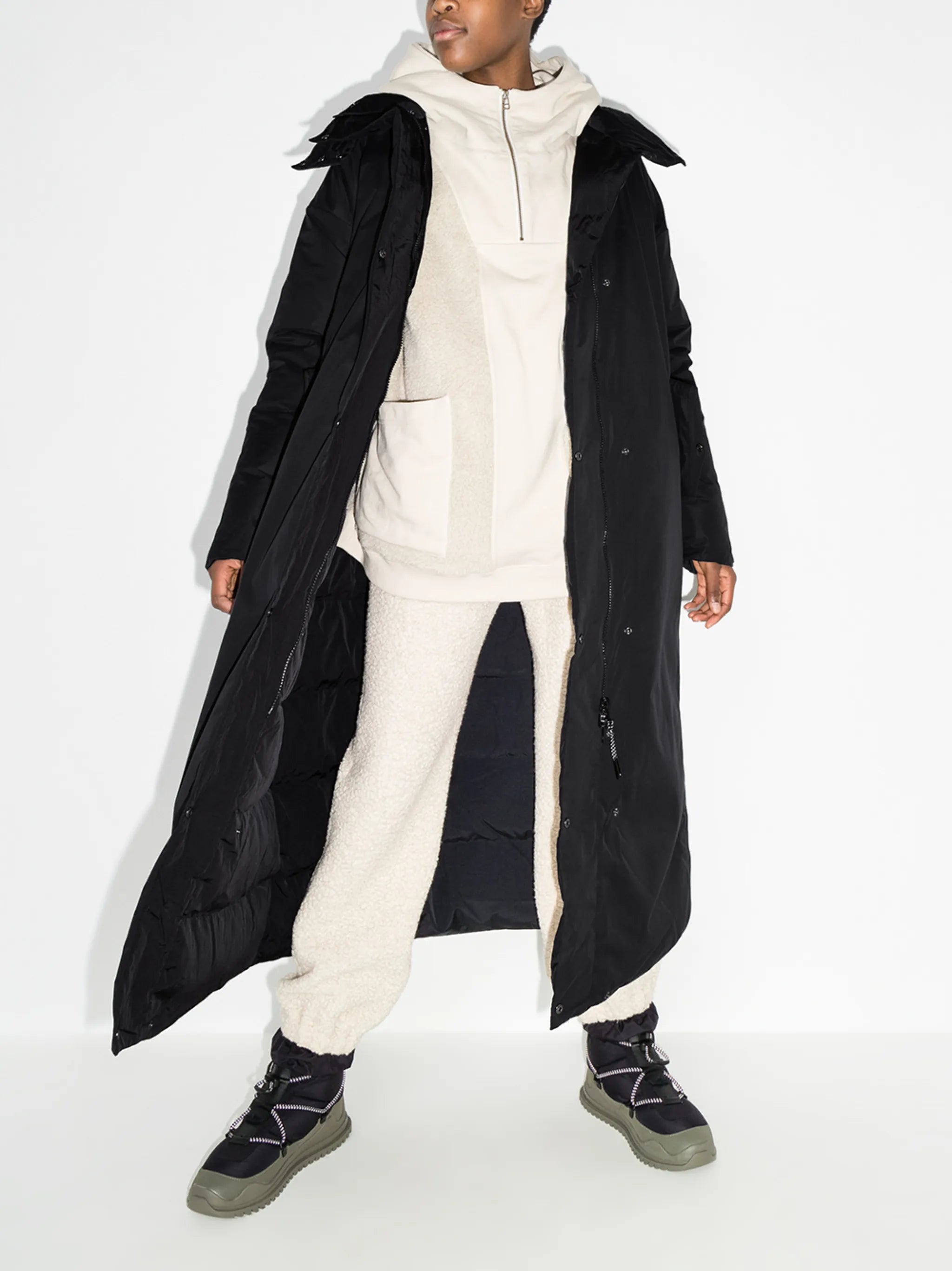 reversible oversized puffer coat