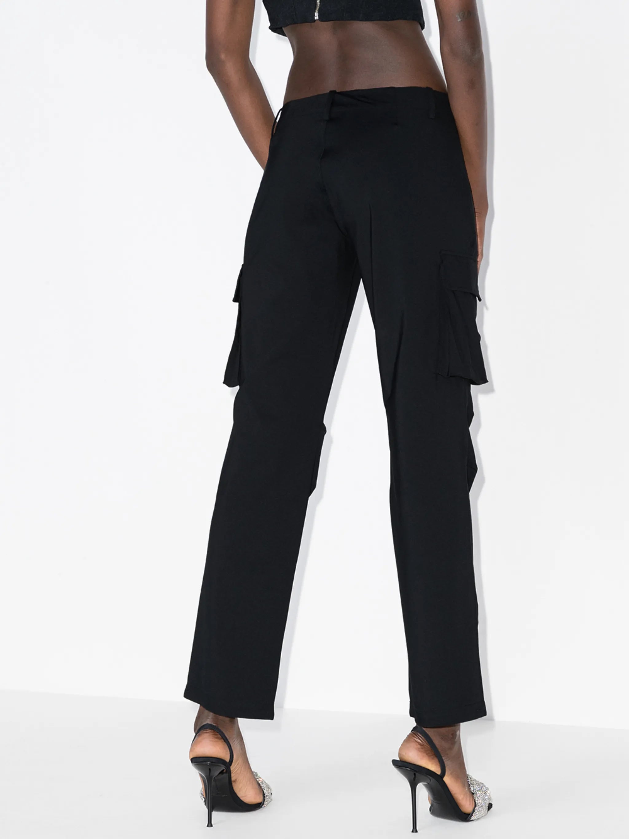 Raven straight-leg cargo trousers