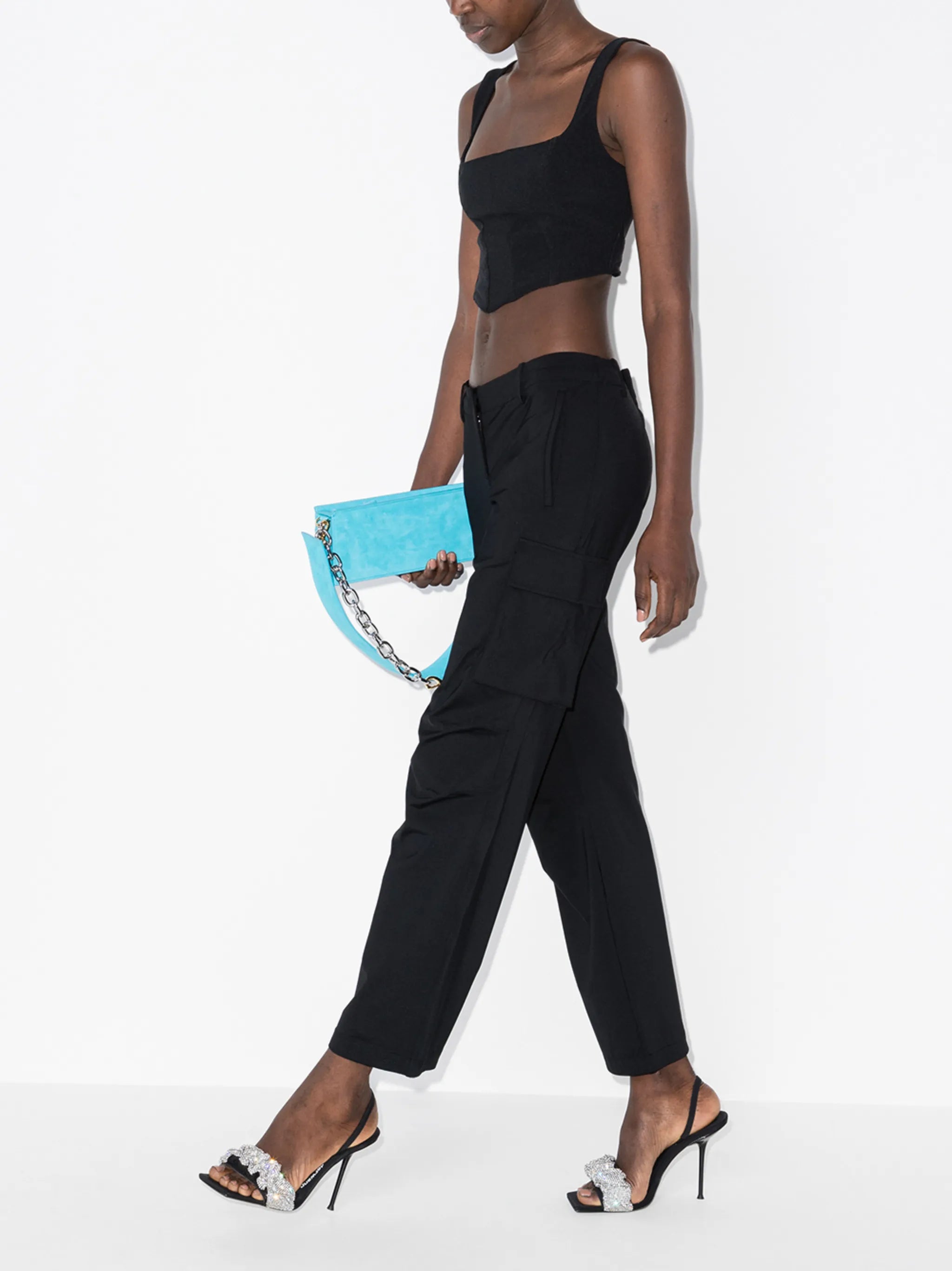Raven straight-leg cargo trousers