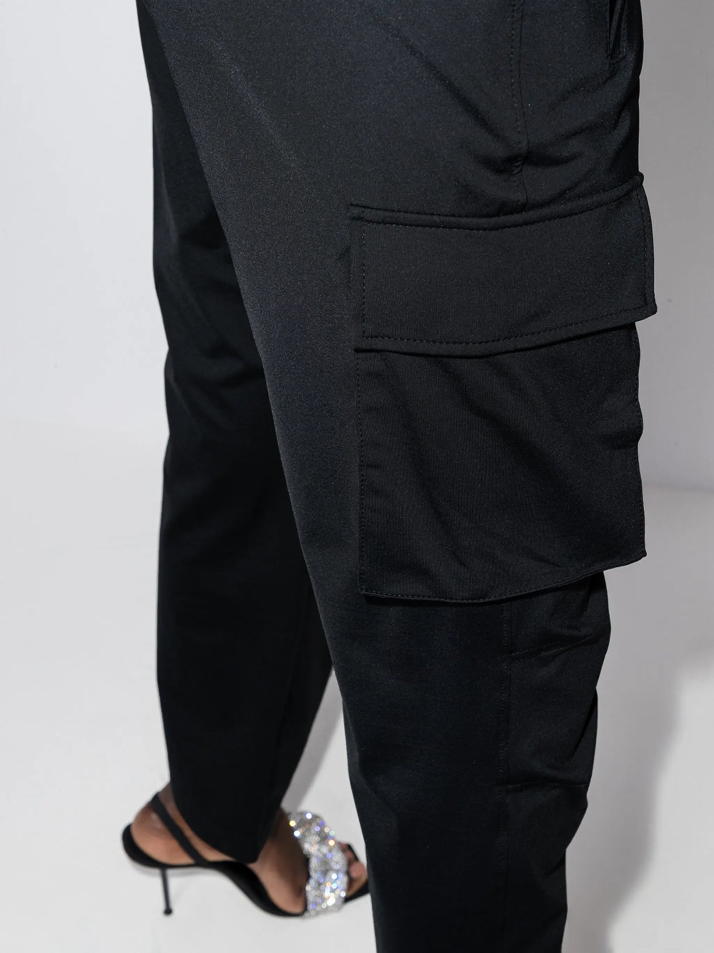 Raven straight-leg cargo trousers