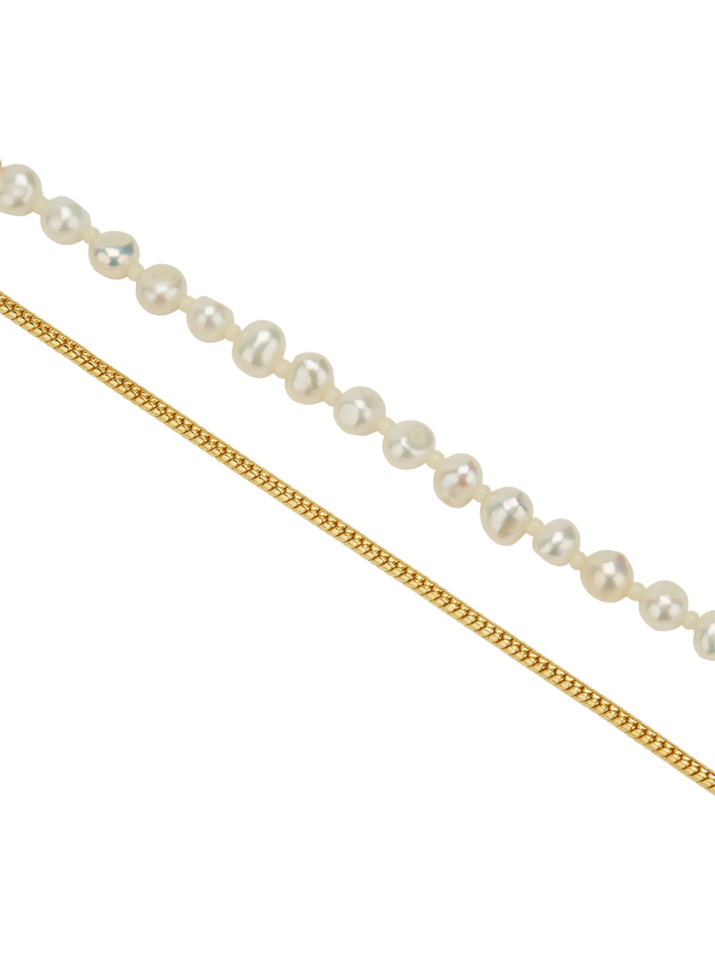 Stellar pearl necklace set