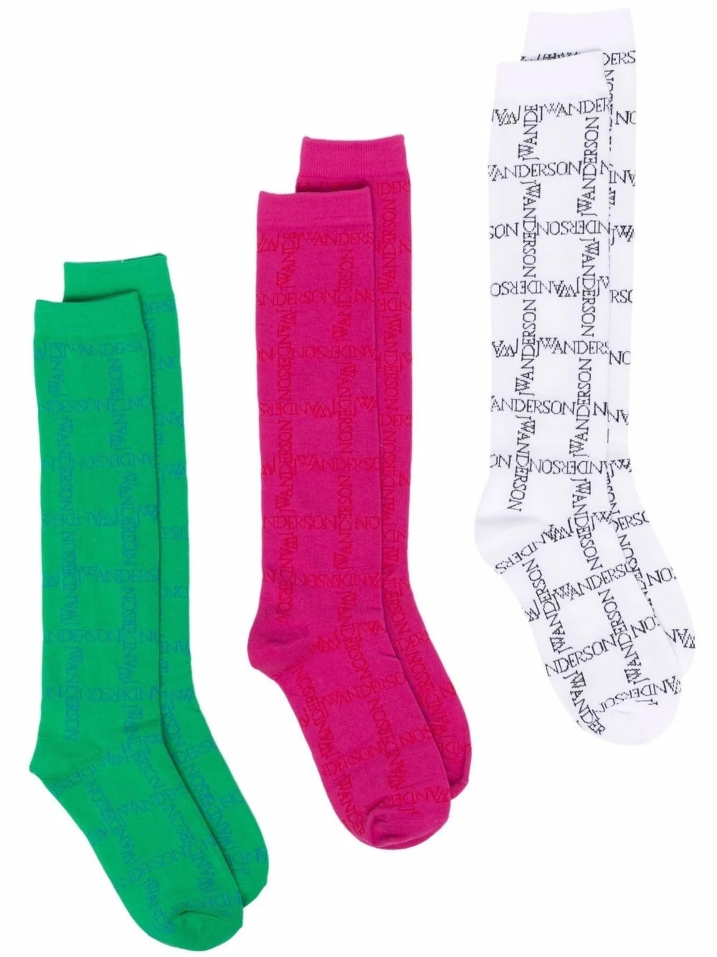 logo-embroidered three-pack socks