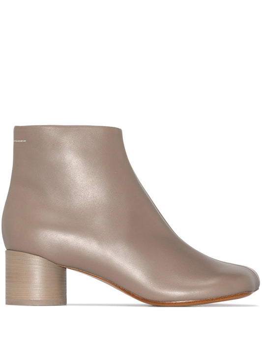 Anatomical 45mm square-toe ankle boots