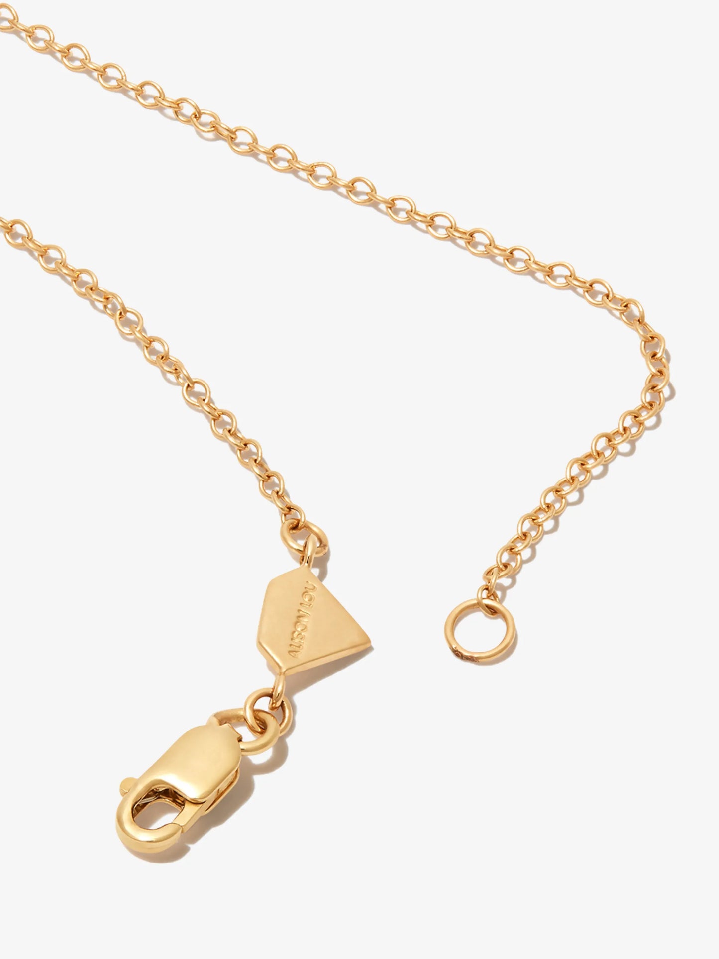 14kt yellow gold diamond and enamel bracelet