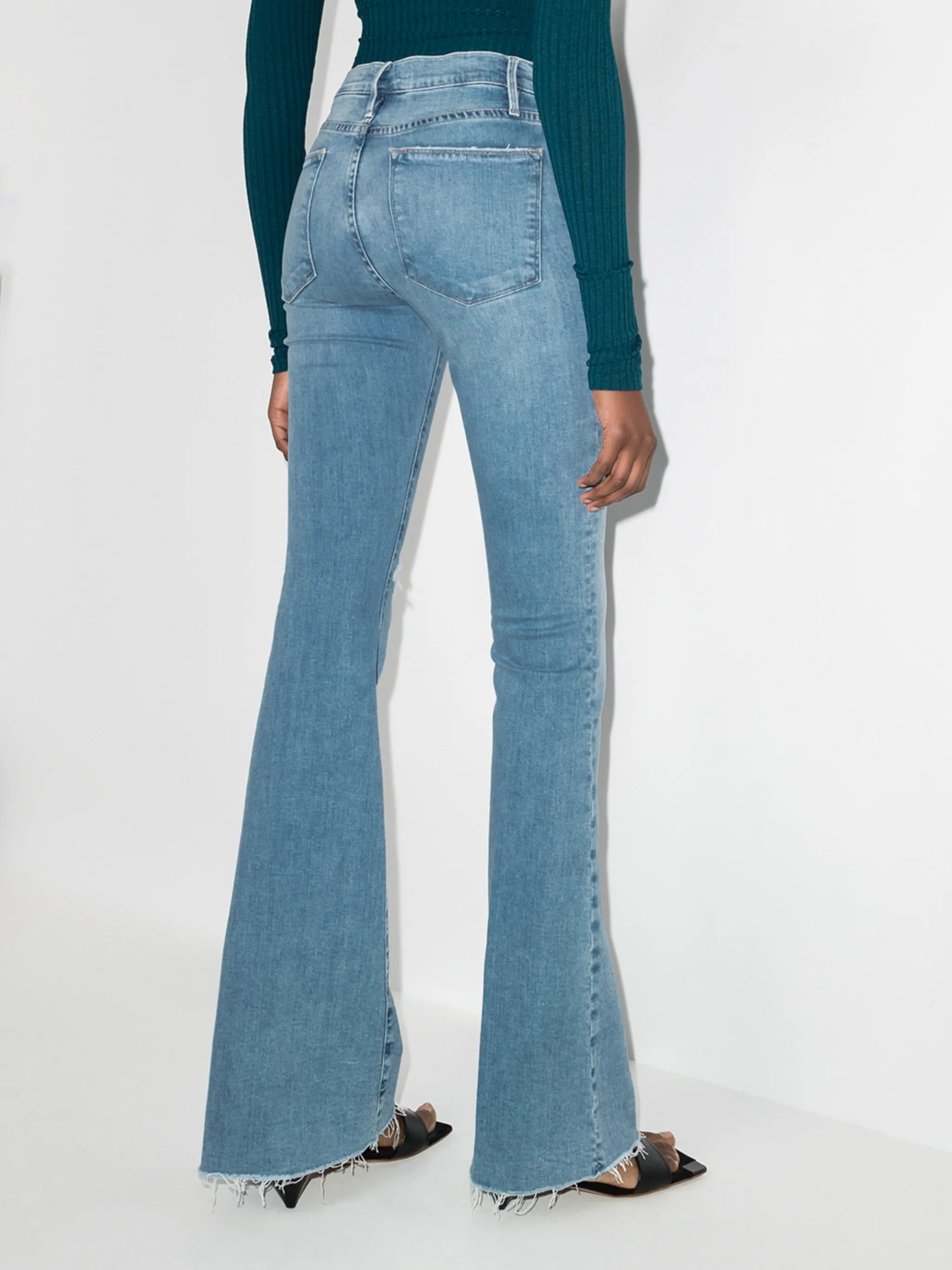 Le High flared jeans