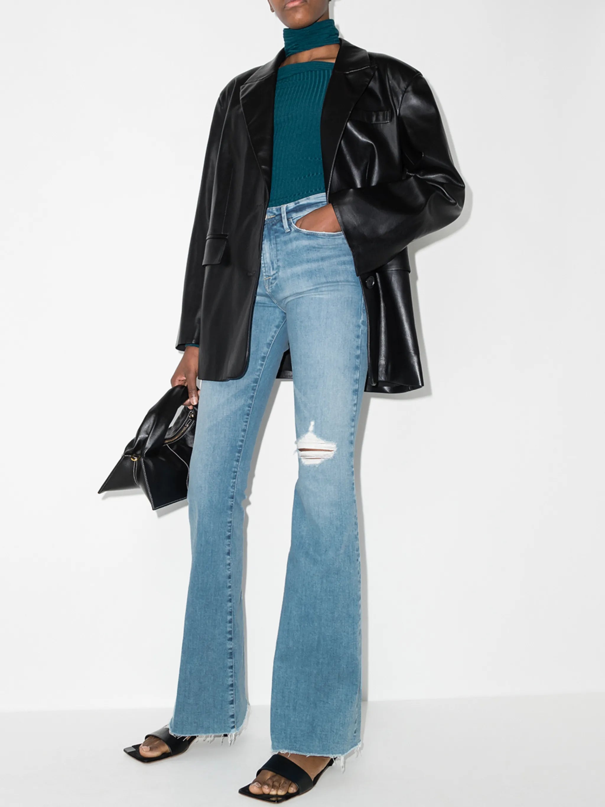 Le High flared jeans