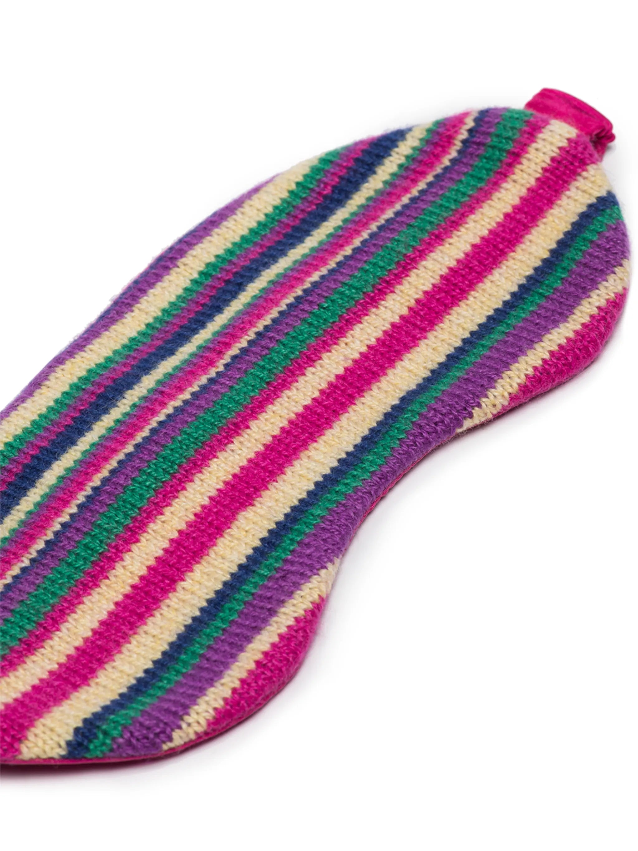 striped eye mask