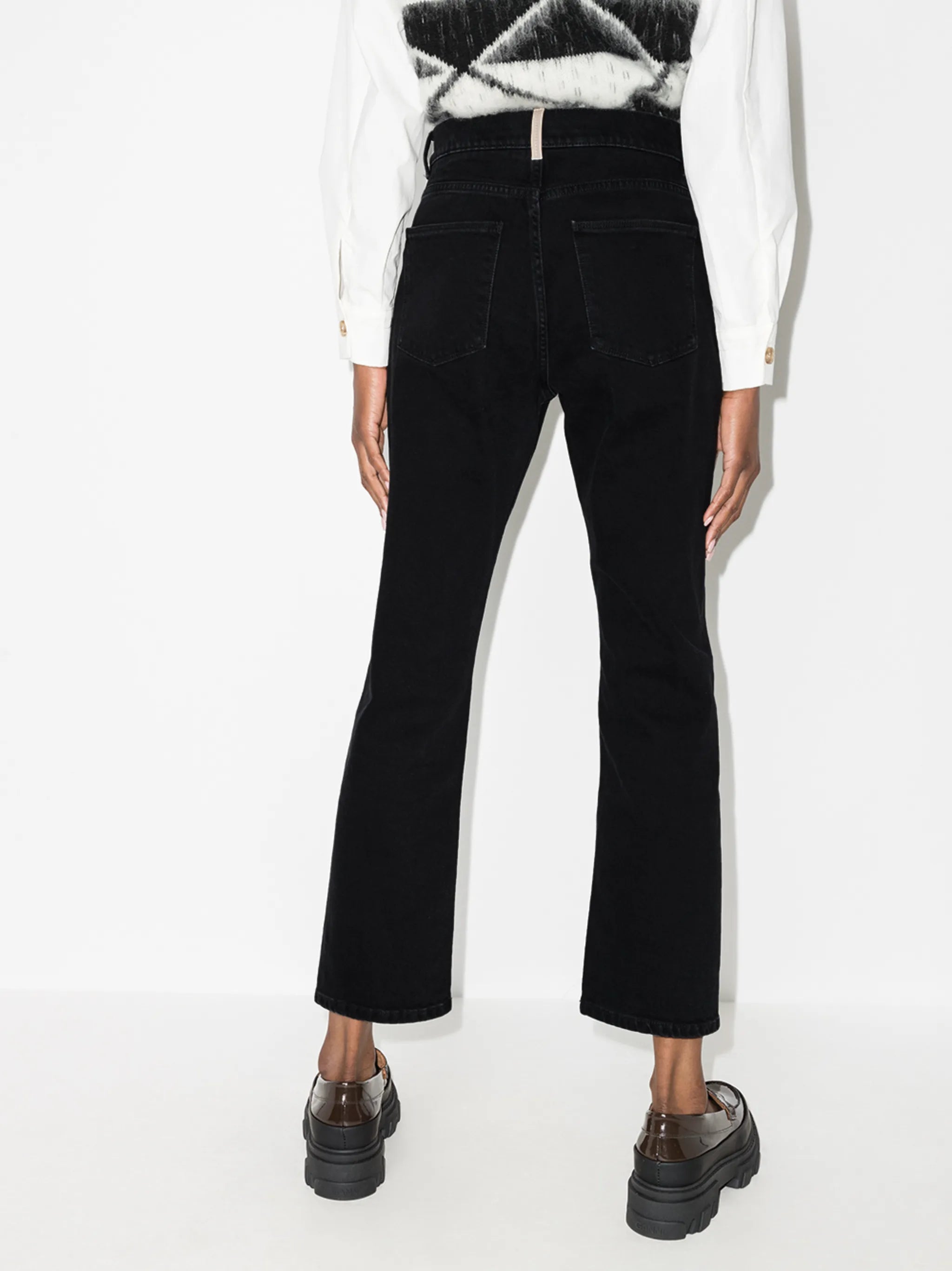 Carnation mid-rise straight-leg jeans