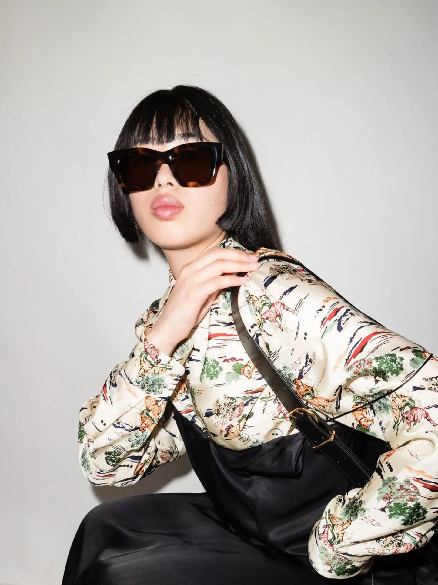 Baci square-frame sunglasses