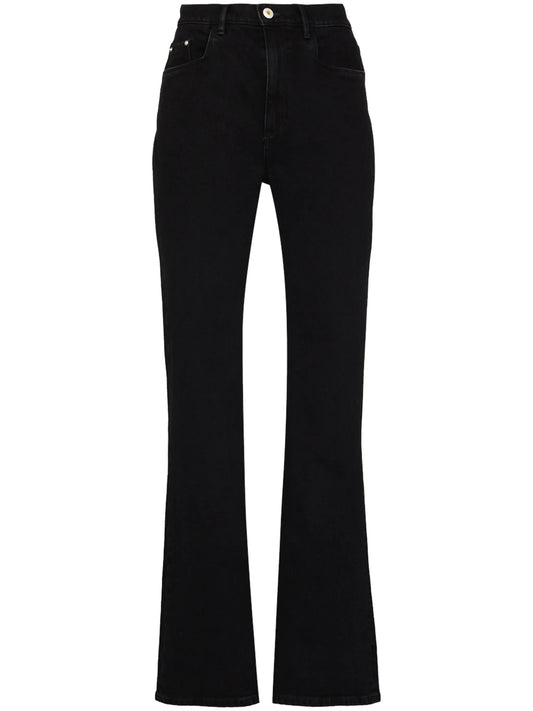 Daisy mid-rise straight-leg jeans