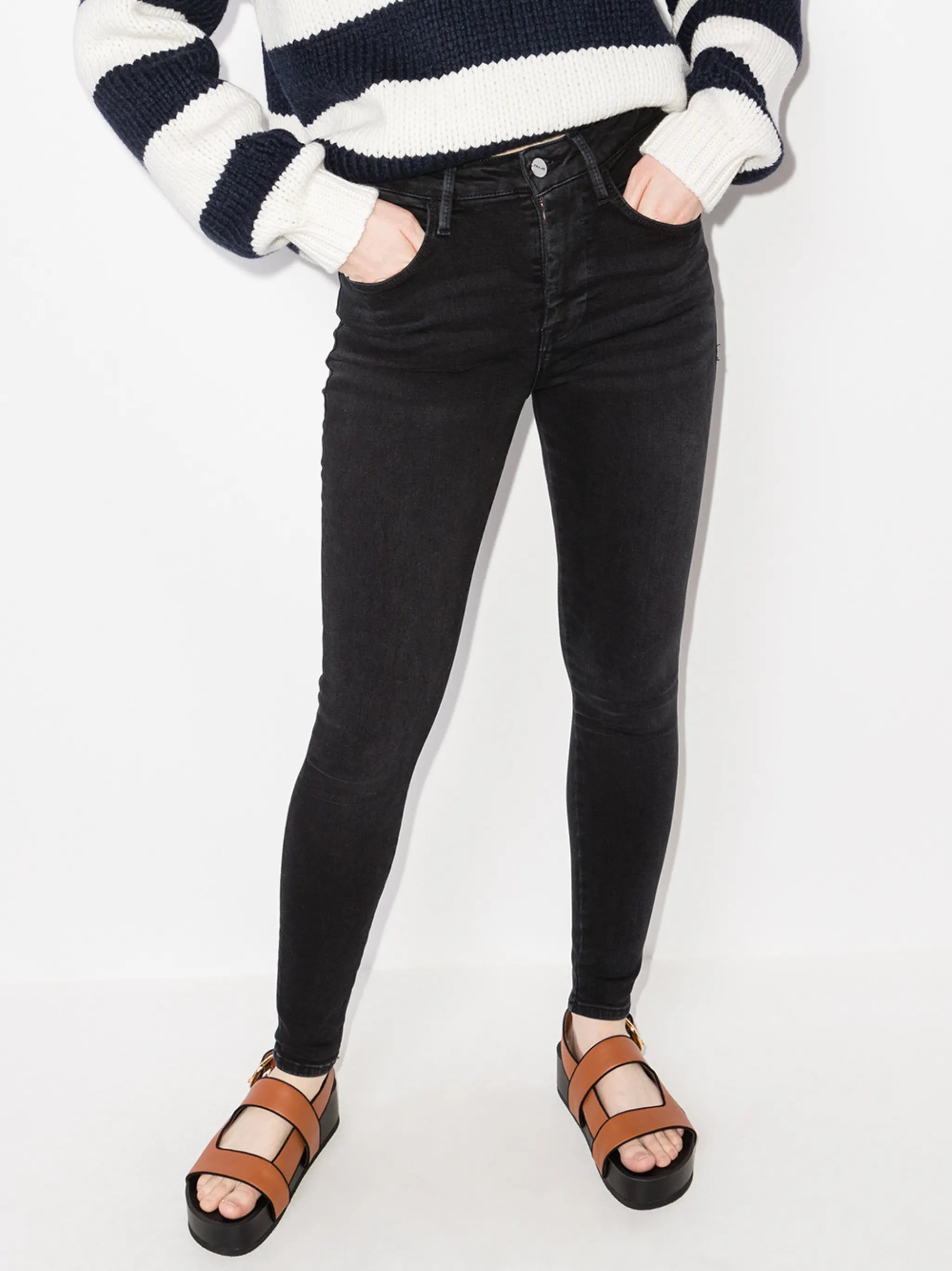 low-rise skinny jeans