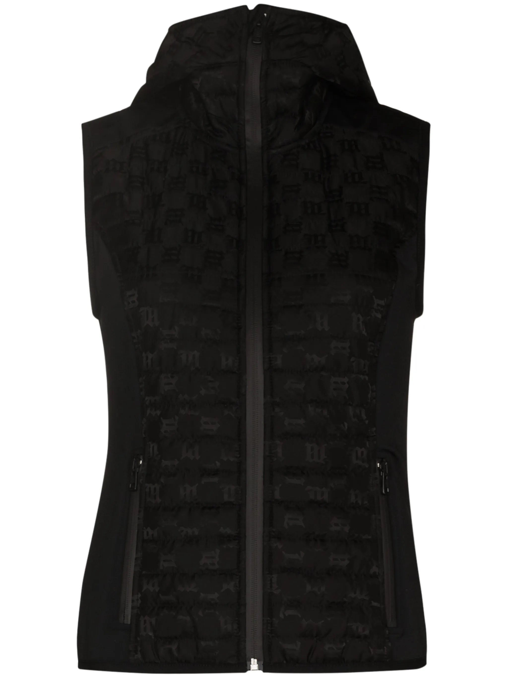 monogram quilted ski vest