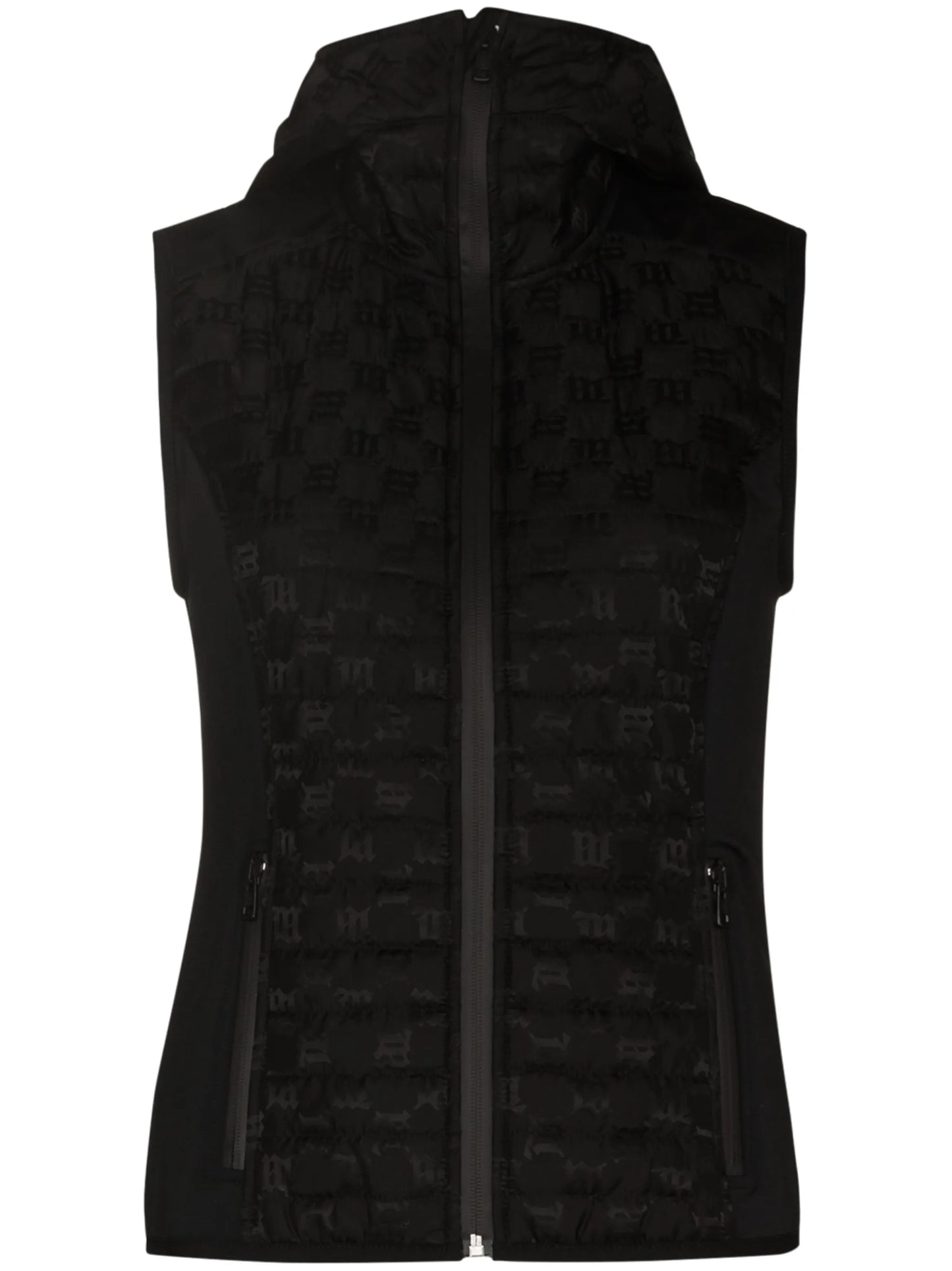 monogram quilted ski vest