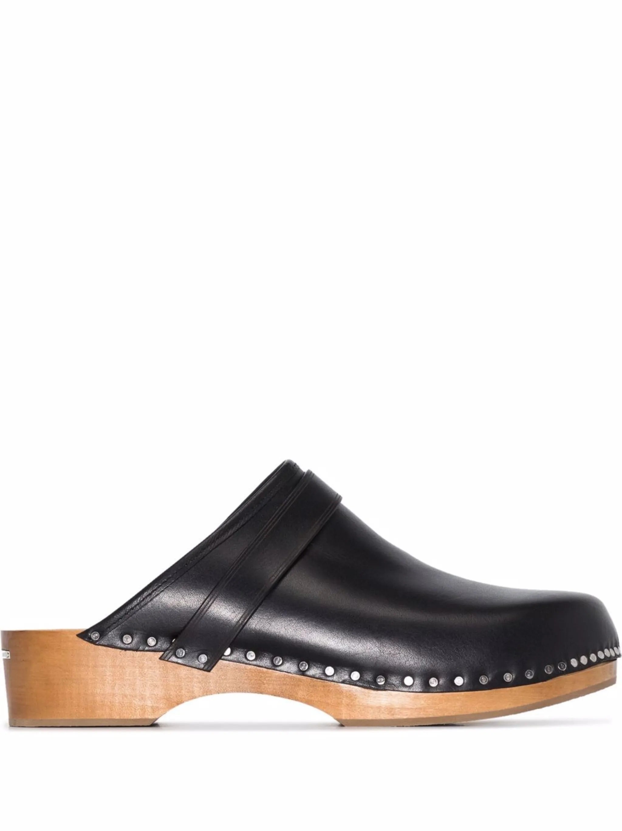 Thalie leather clogs