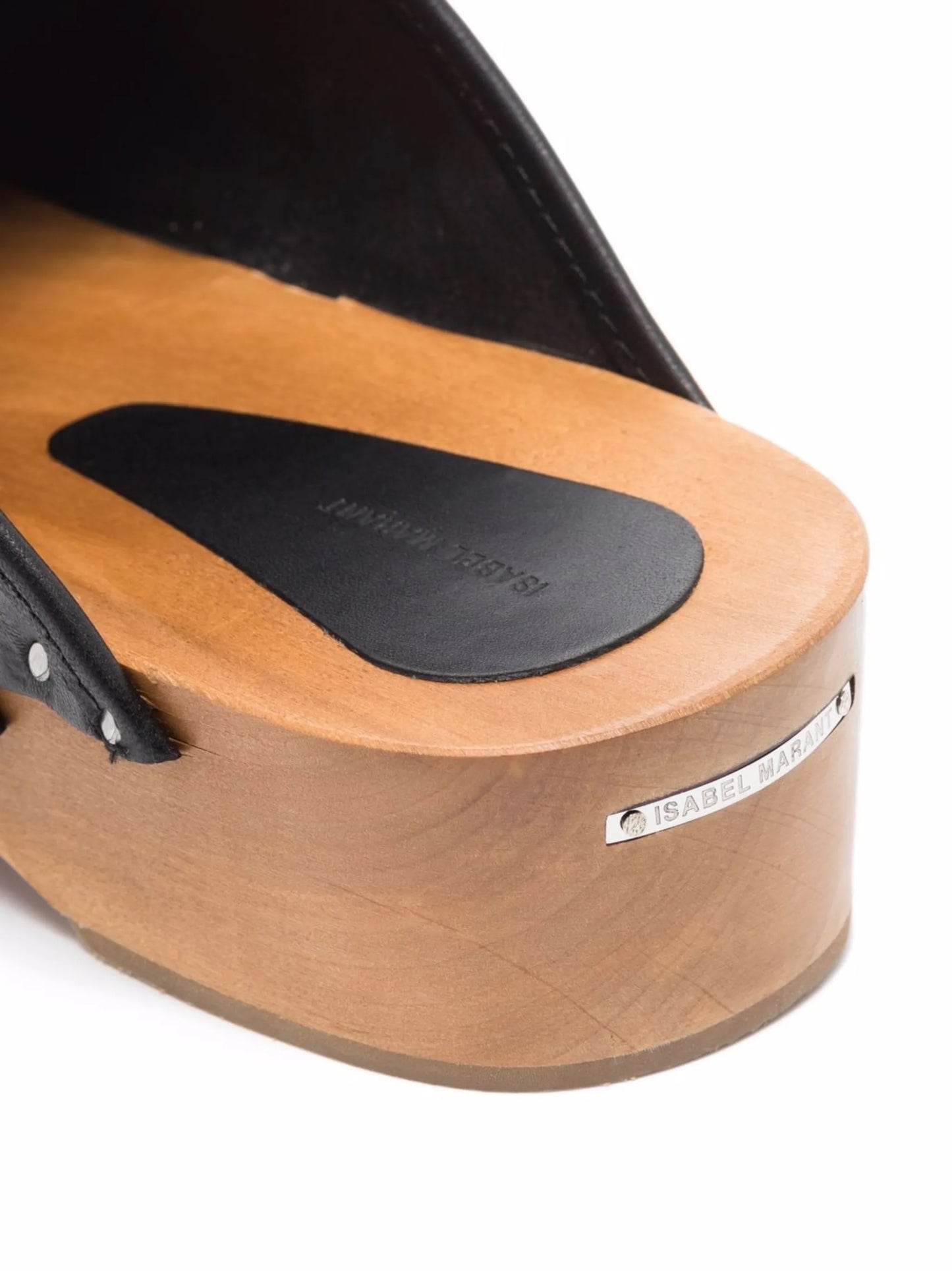 Thalie leather clogs
