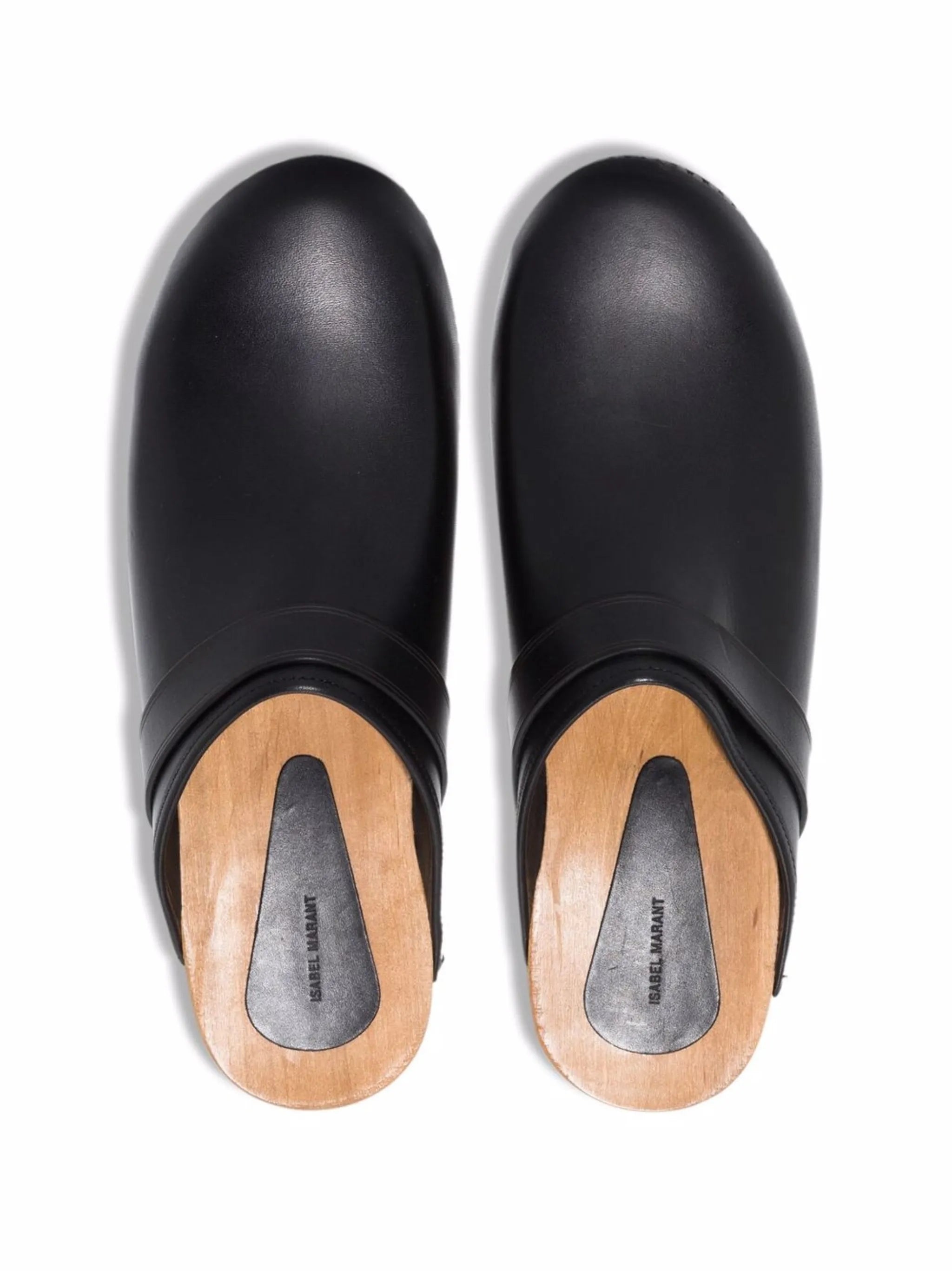 Thalie leather clogs