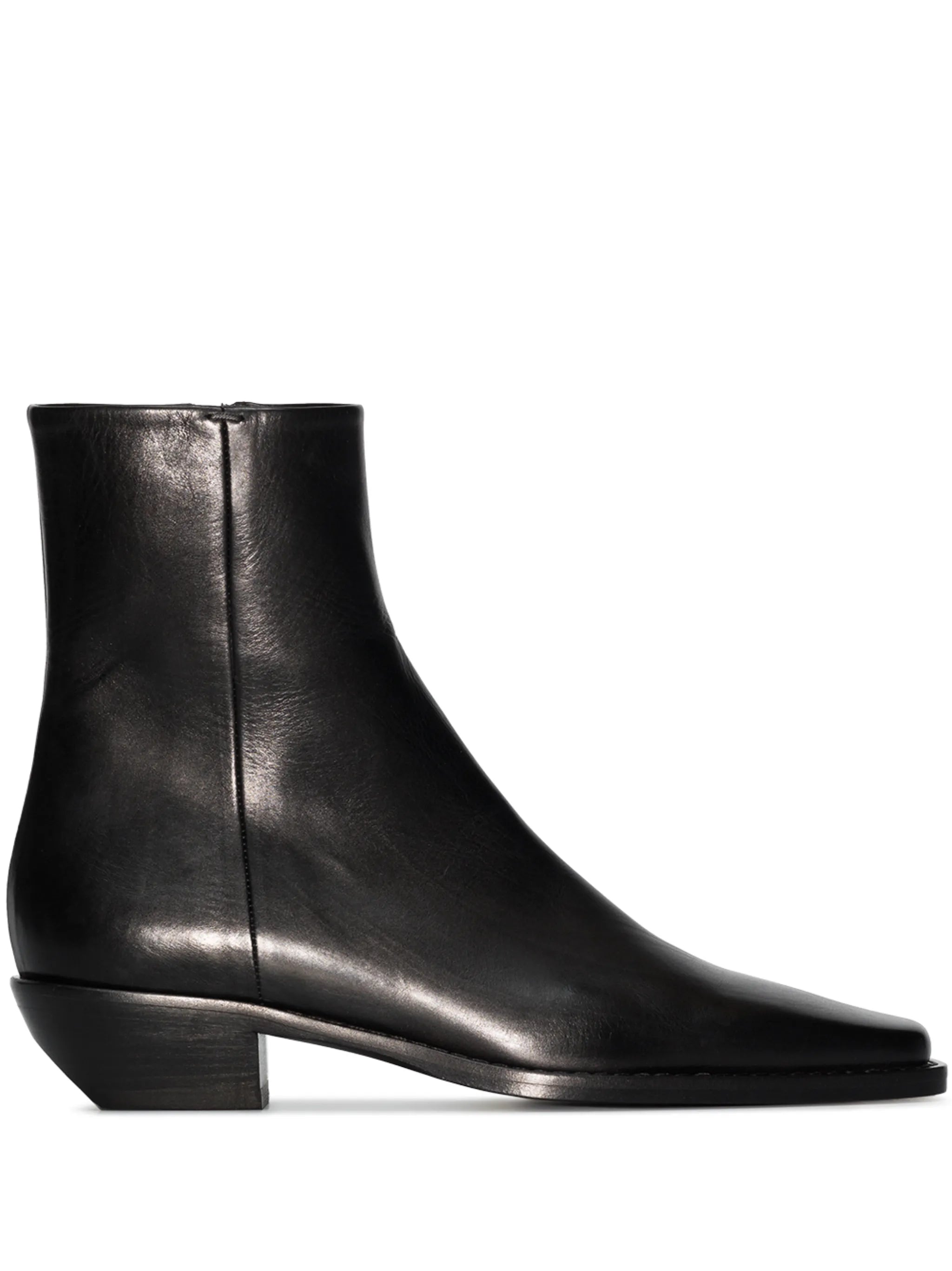 Wooster leather ankle boots