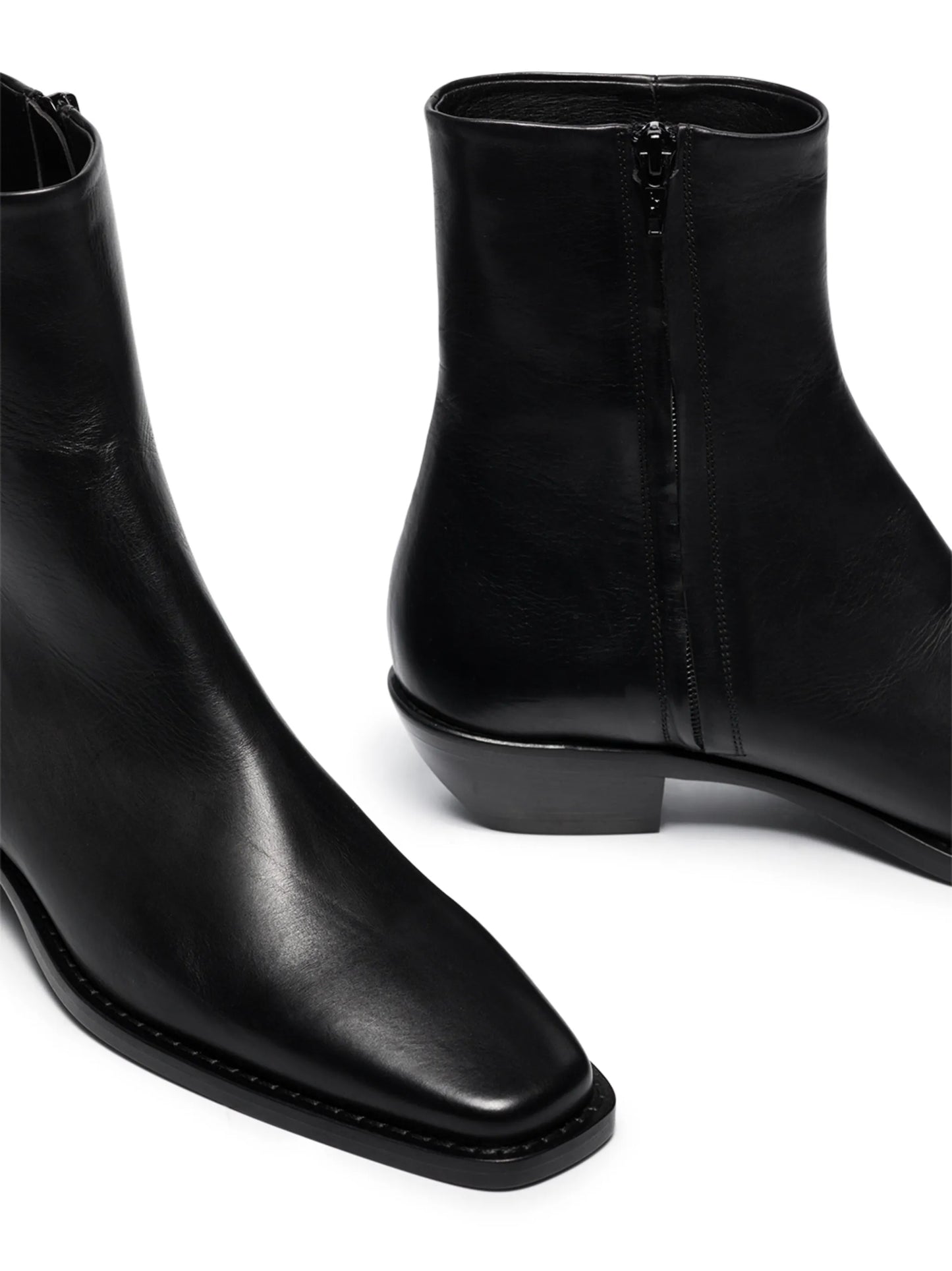 Wooster leather ankle boots