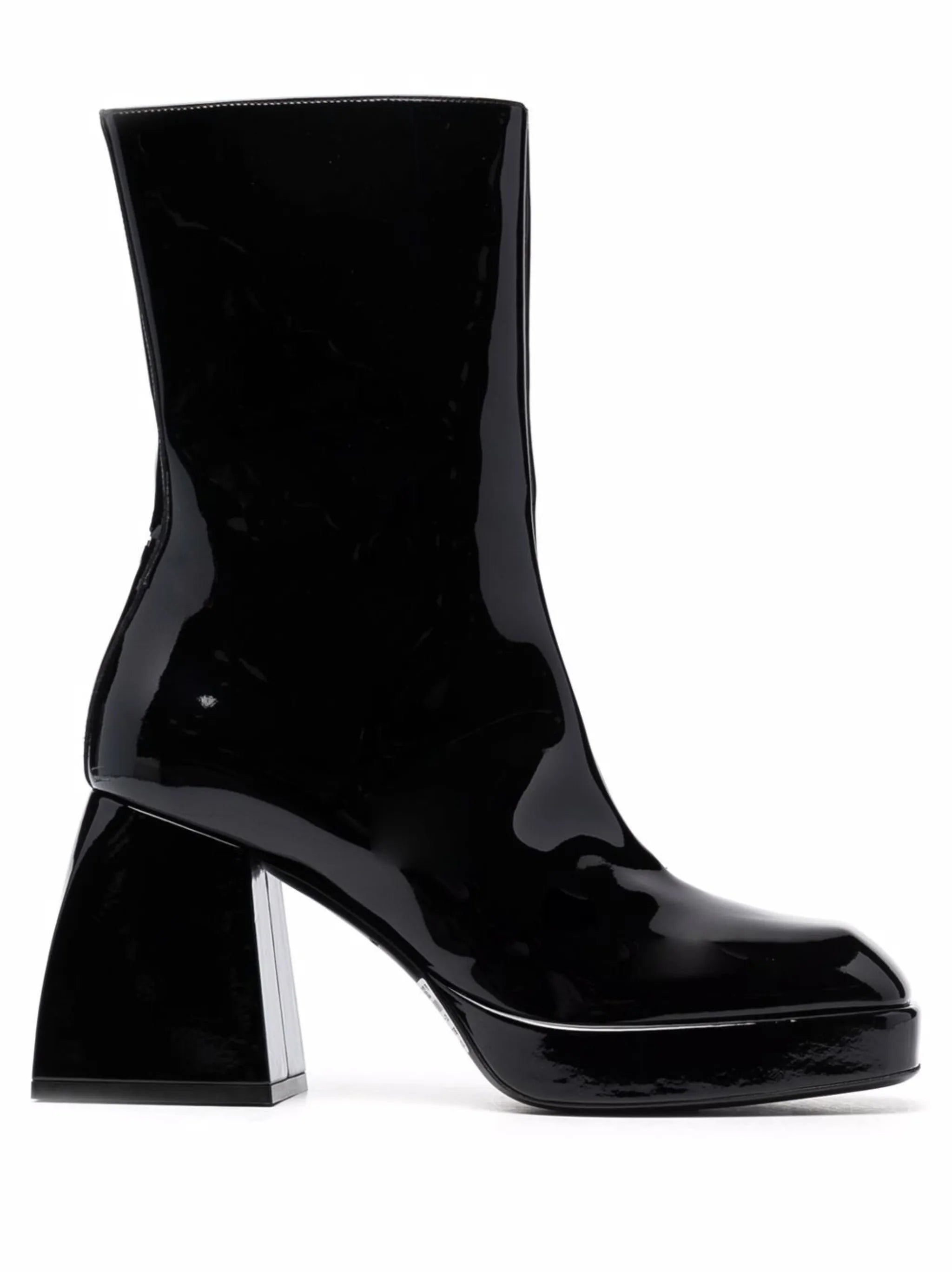 high-shine boots