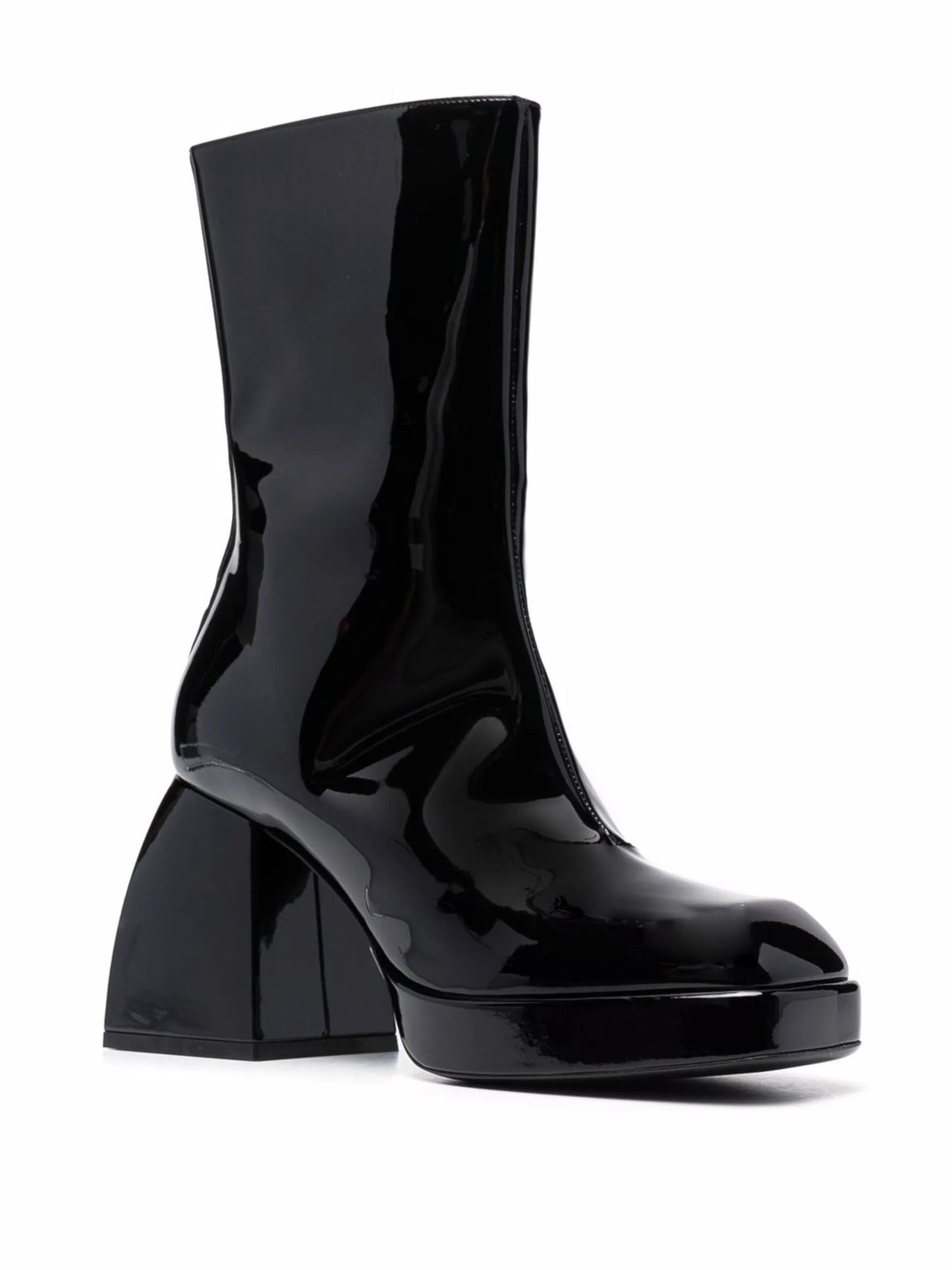 high-shine boots