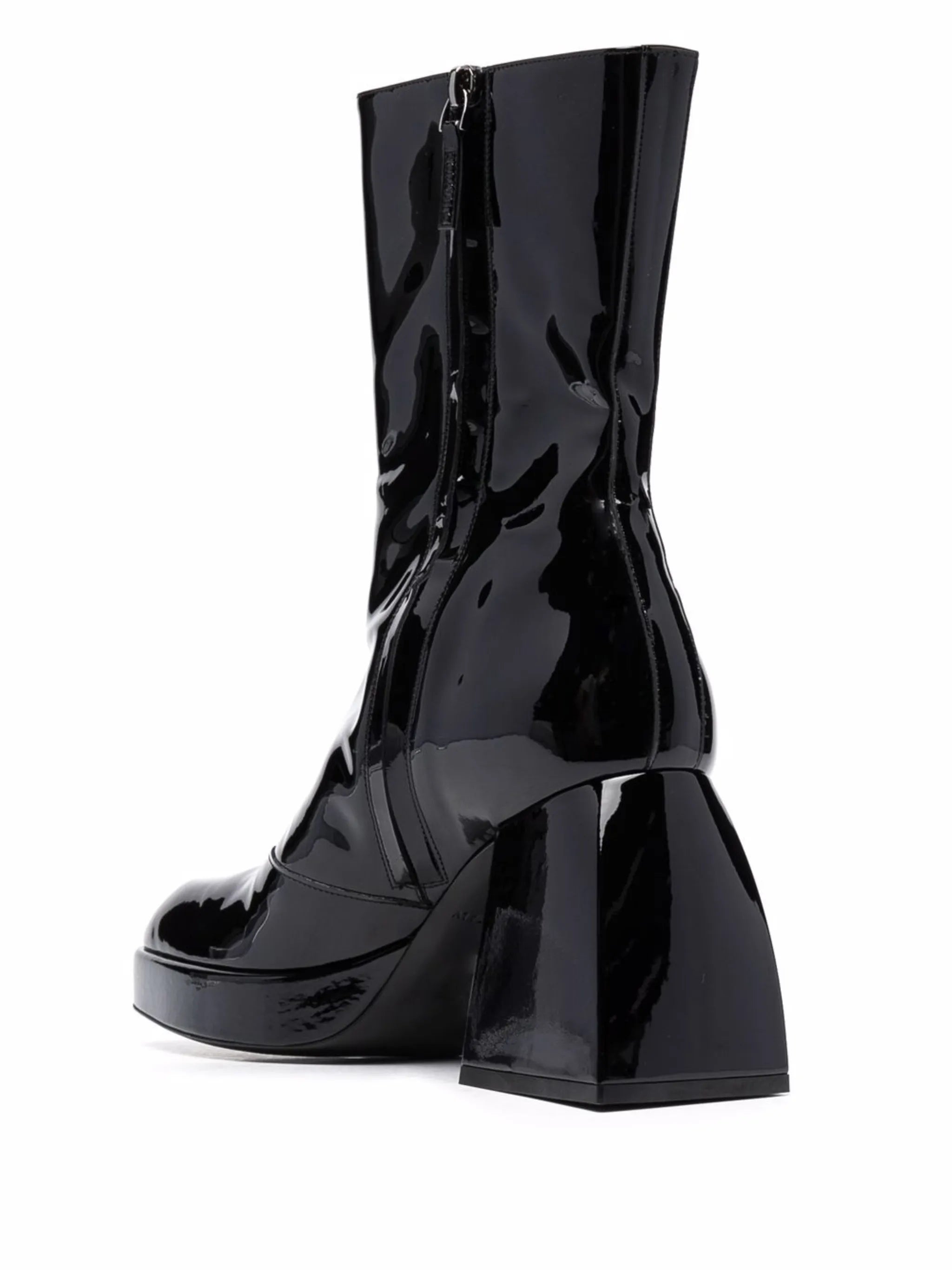 high-shine boots