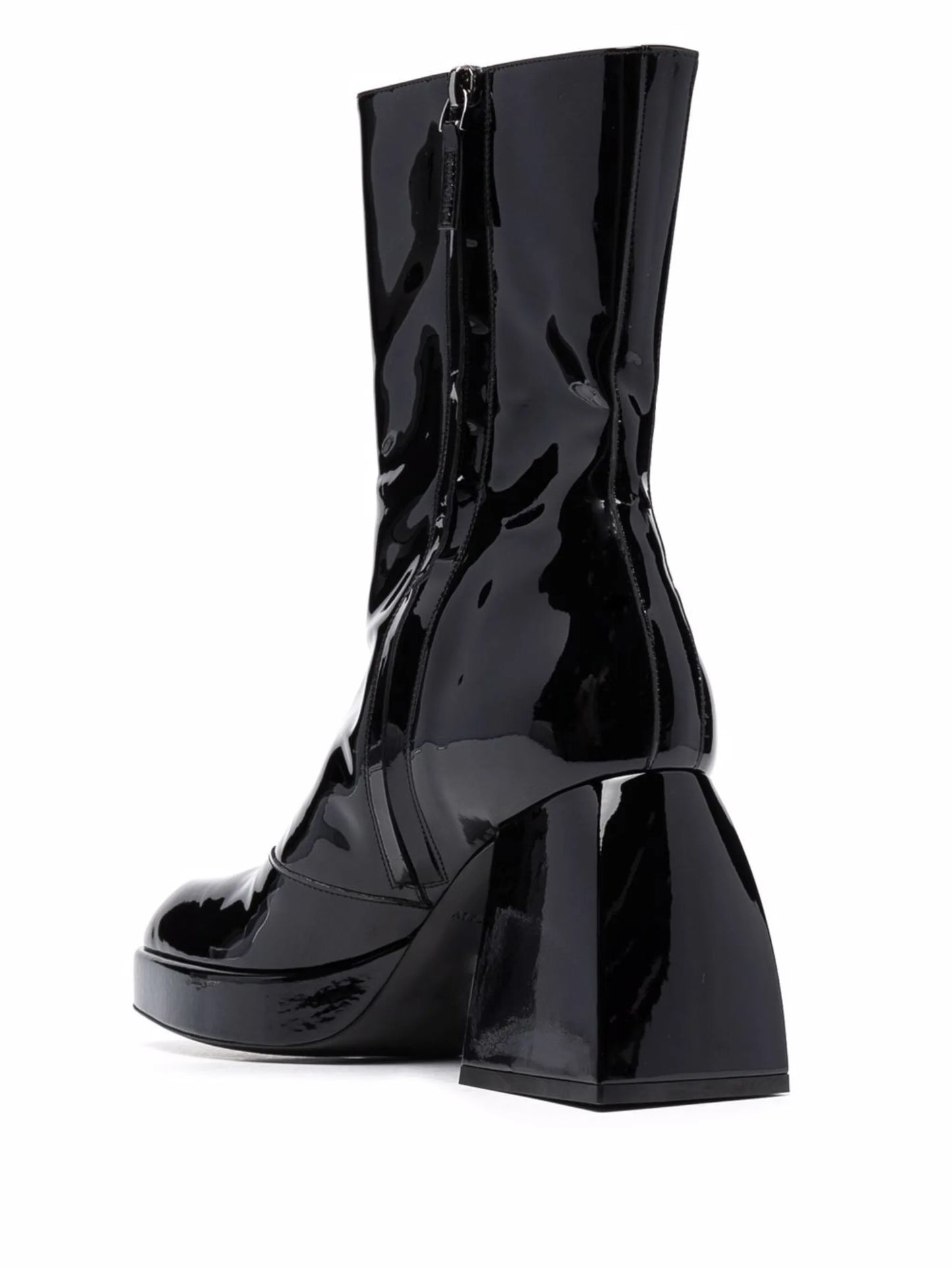 high-shine boots