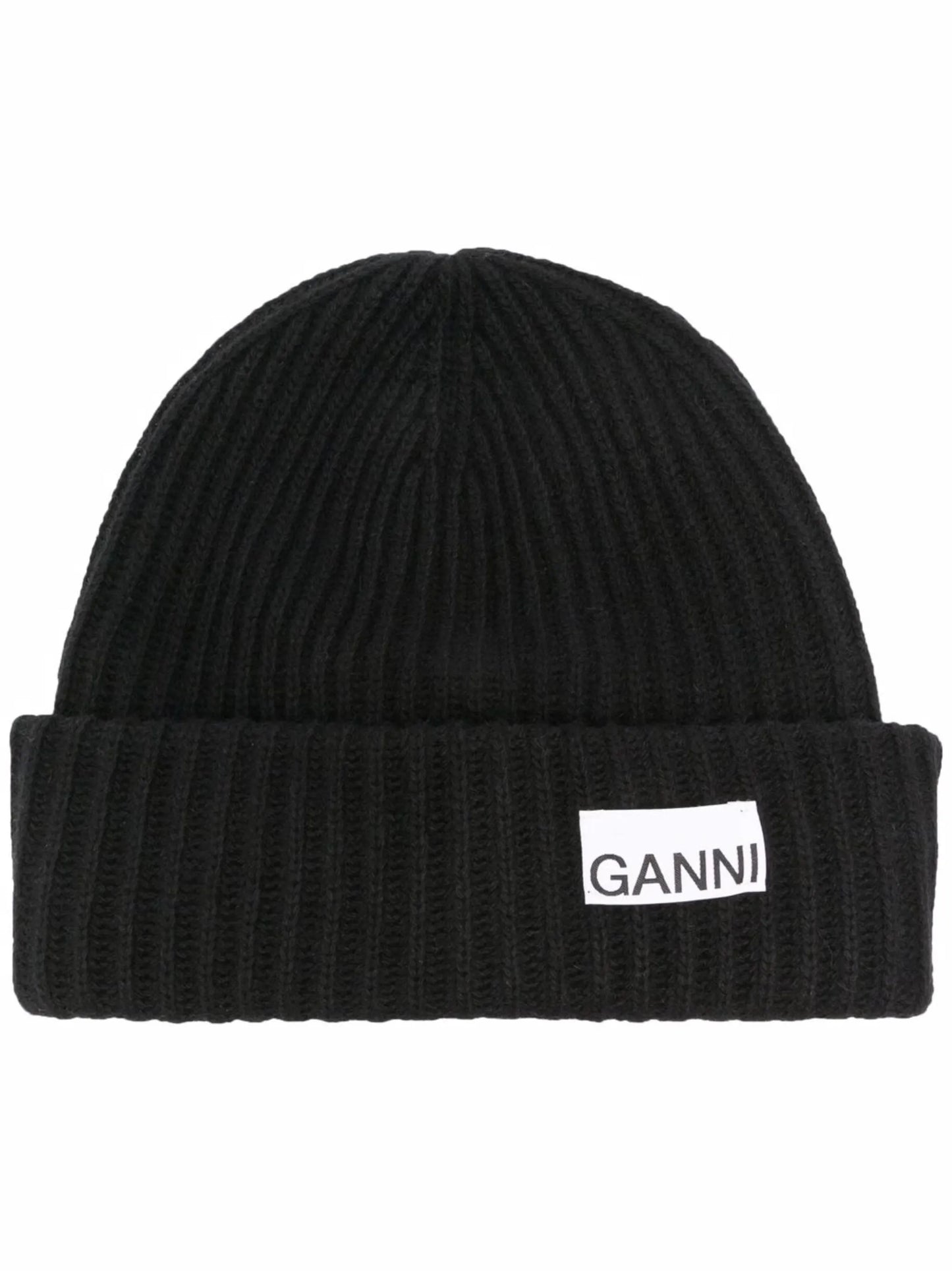 logo-patch beanie hat