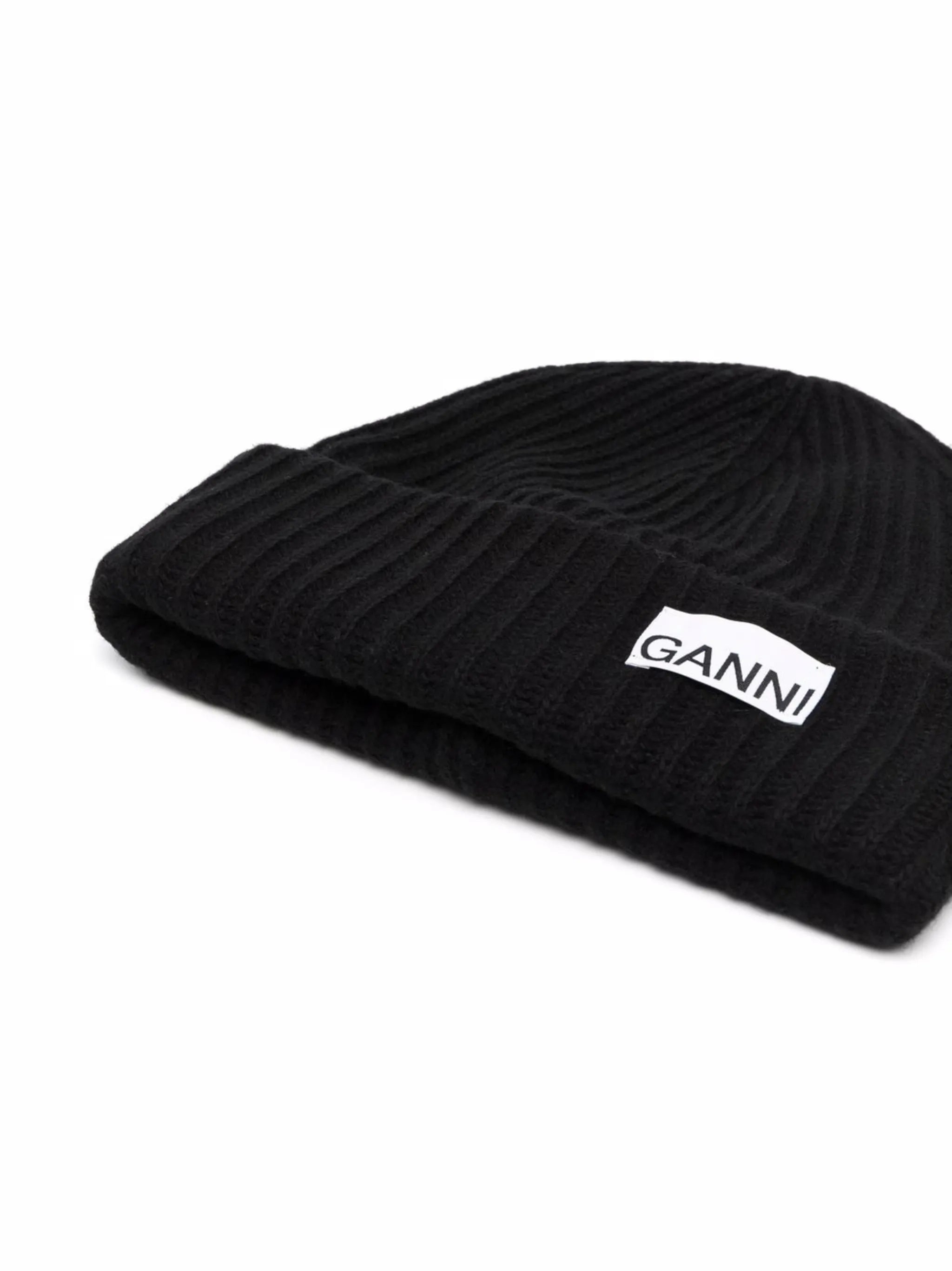 logo-patch beanie hat