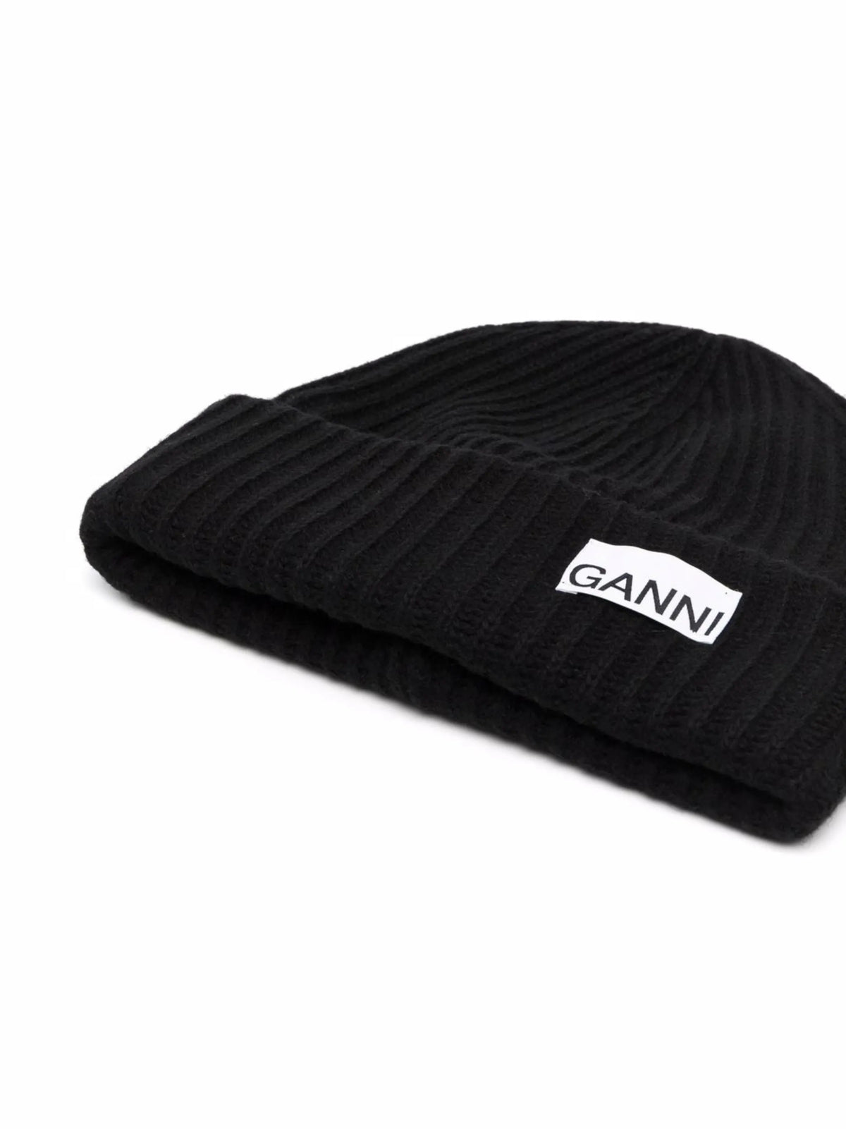 logo-patch beanie hat