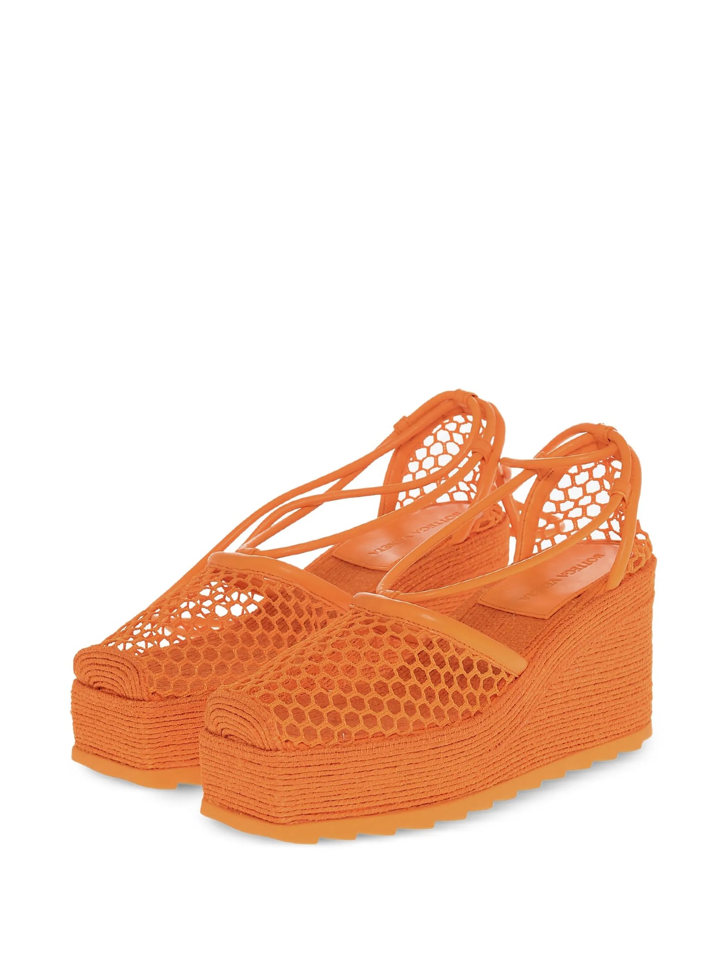 net-panel 90mm wedge sandals
