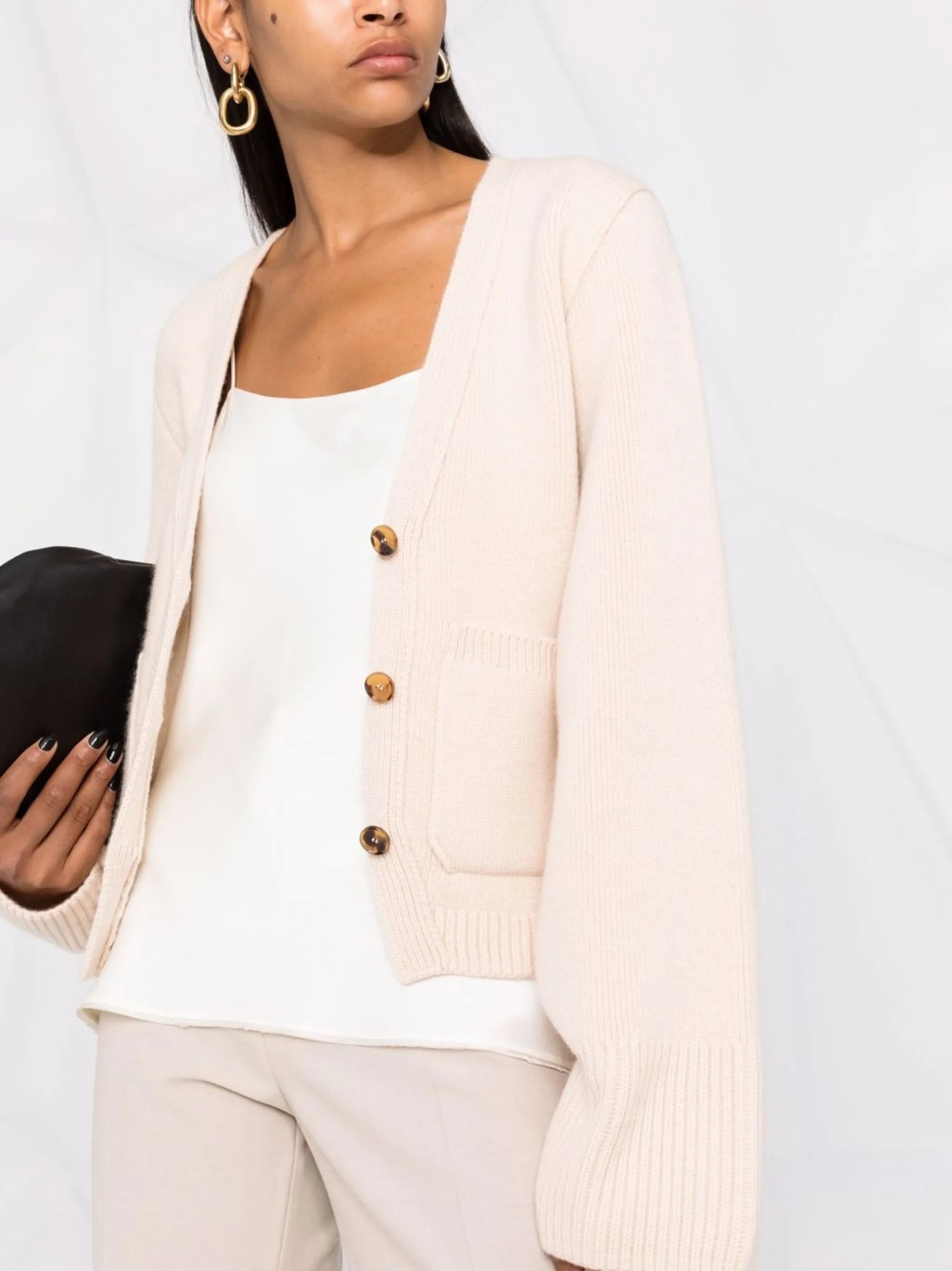 Scarlet V-neck cardigan