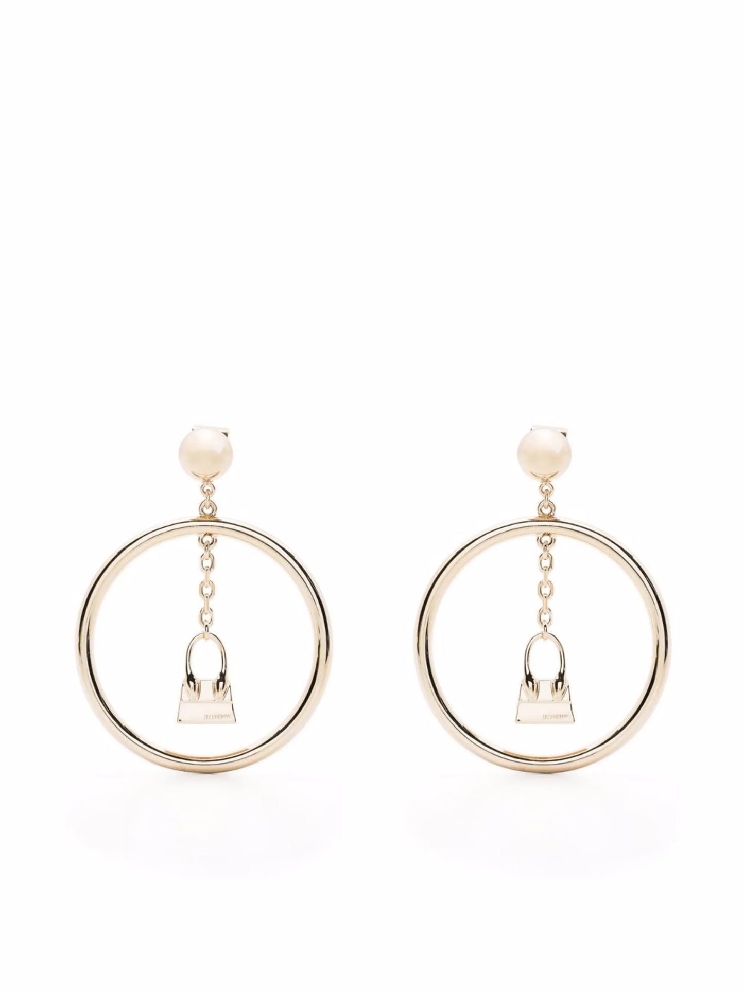 Le Chiquito drop hoop earrings