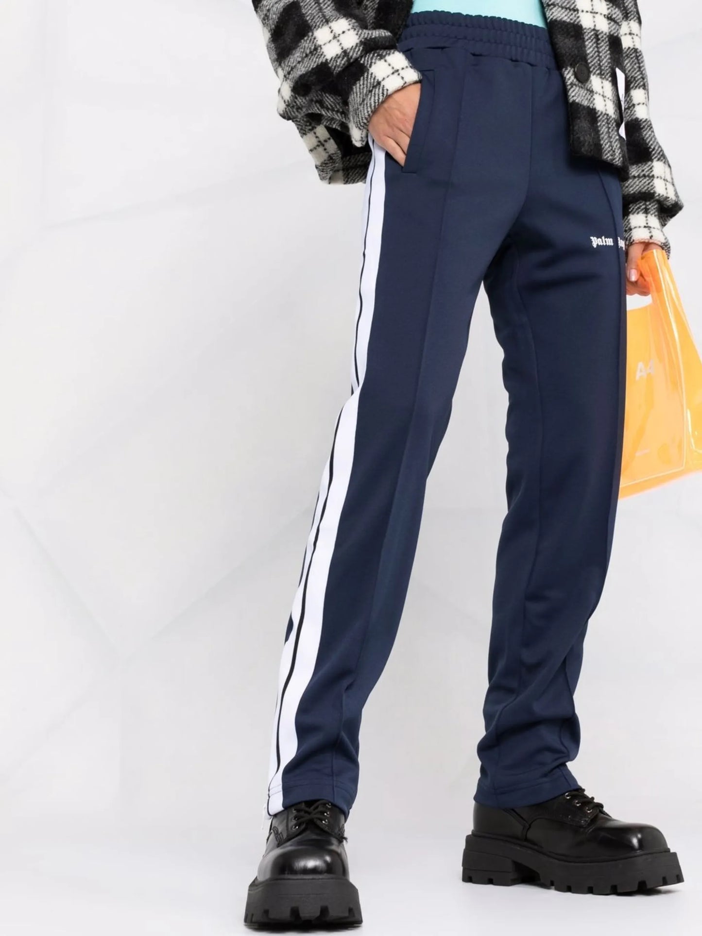 slim-fit logo-print track pants