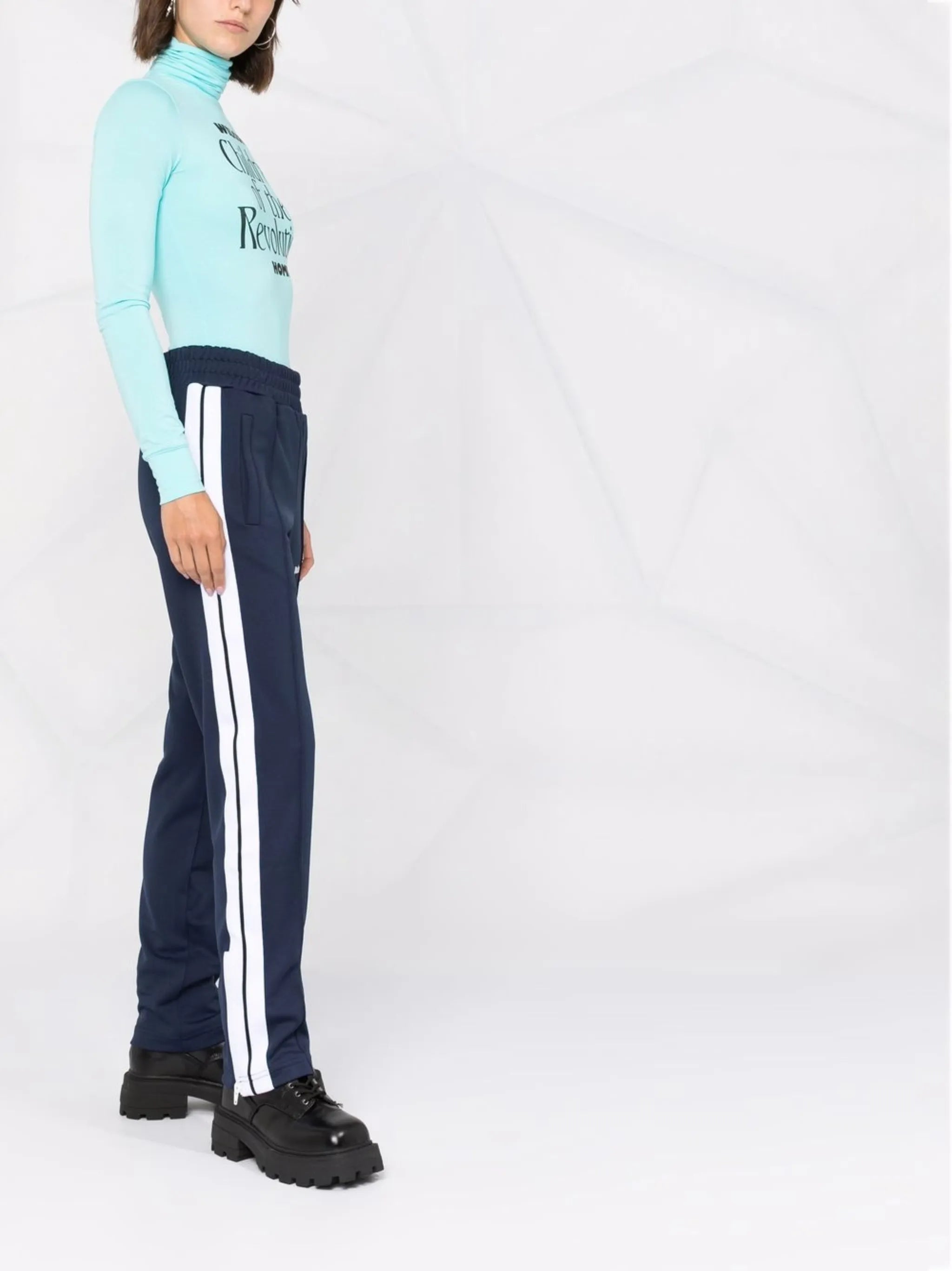slim-fit logo-print track pants