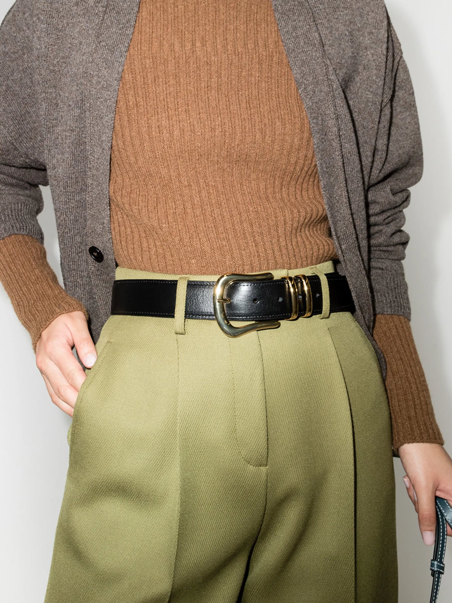 Marina leather belt