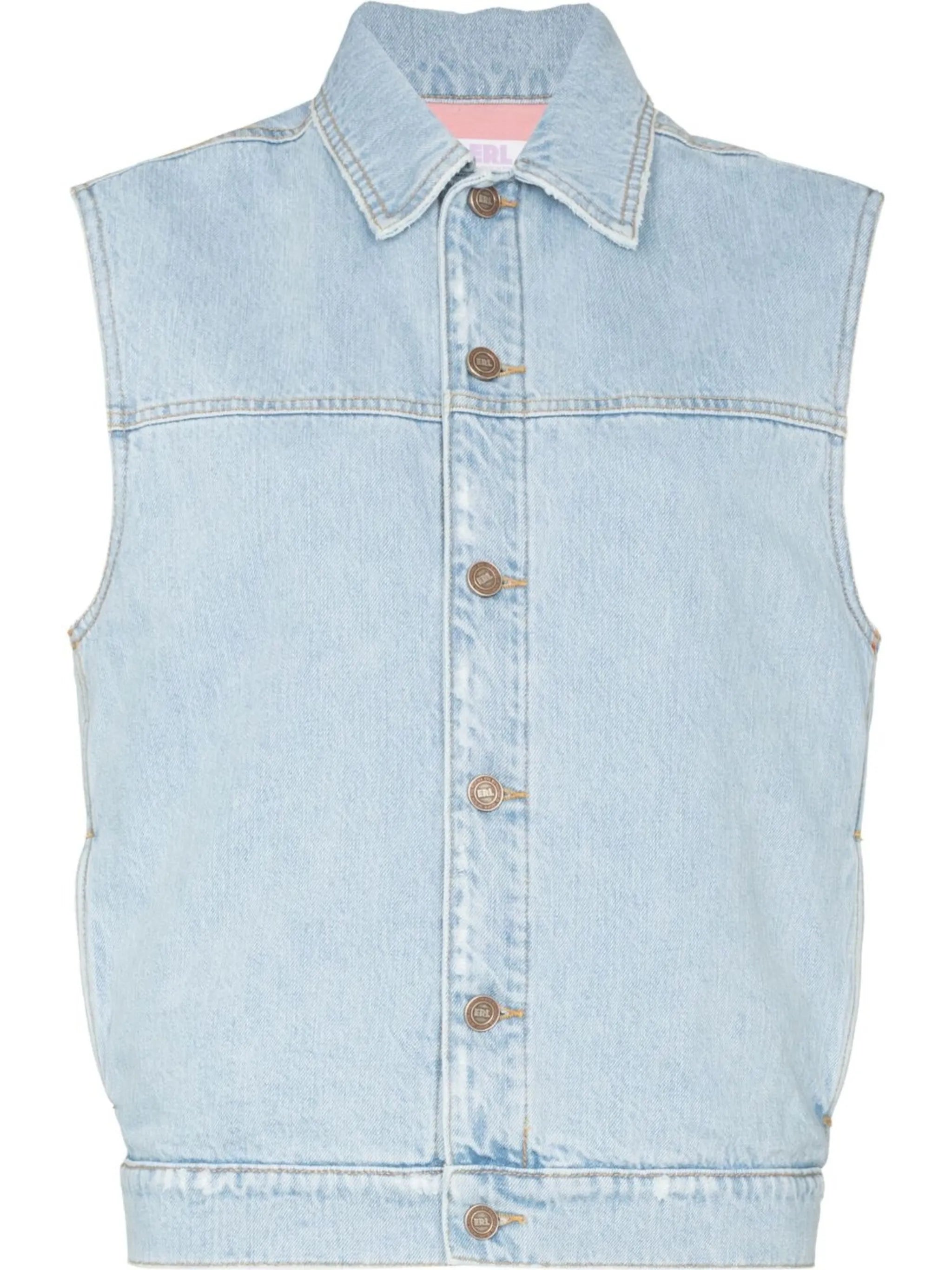 sleeveless denim jacket
