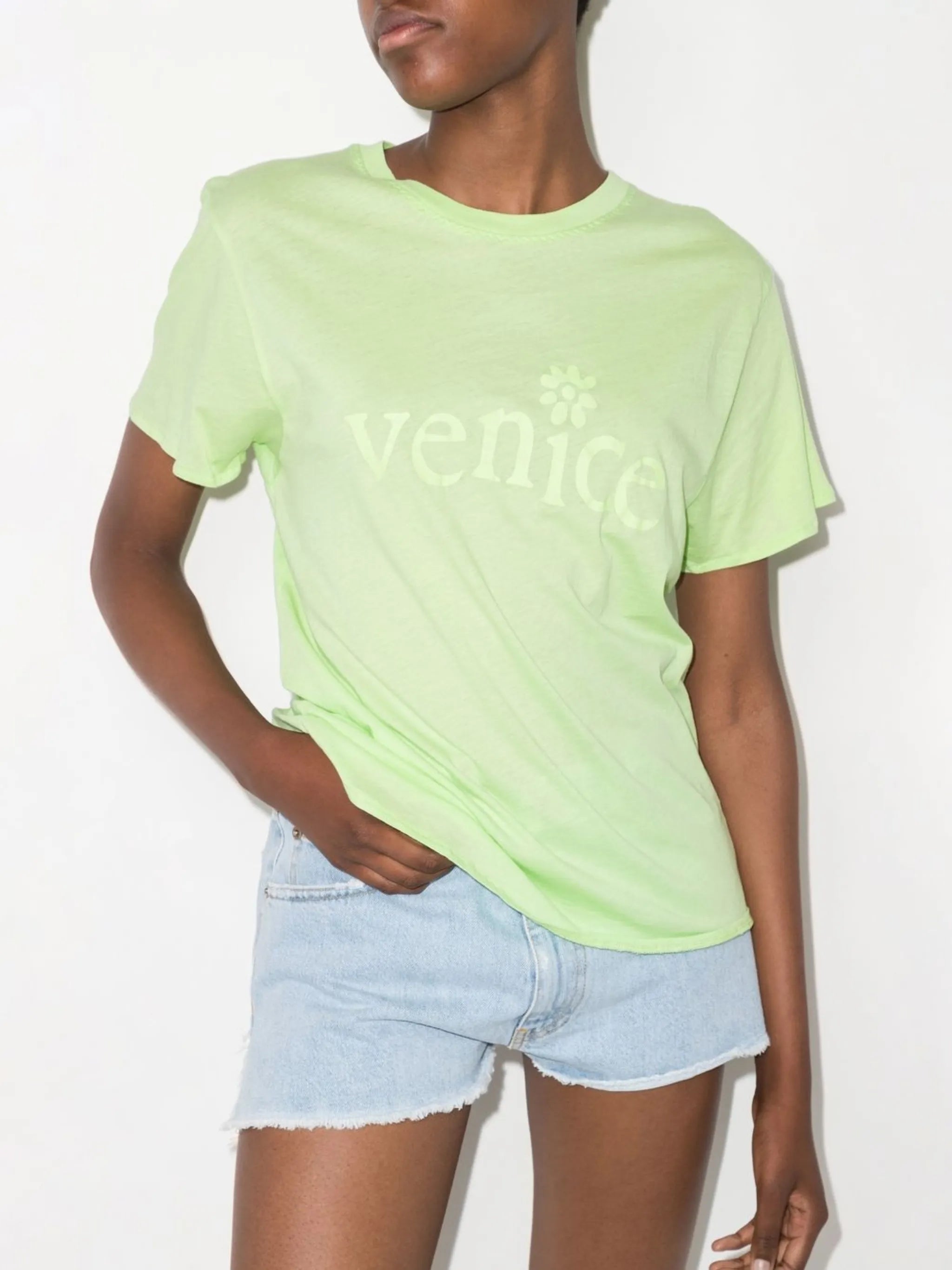 Venice-print cotton T-shirt