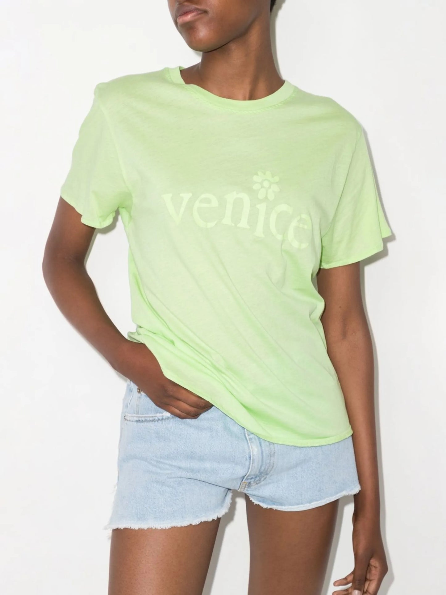 Venice-print cotton T-shirt