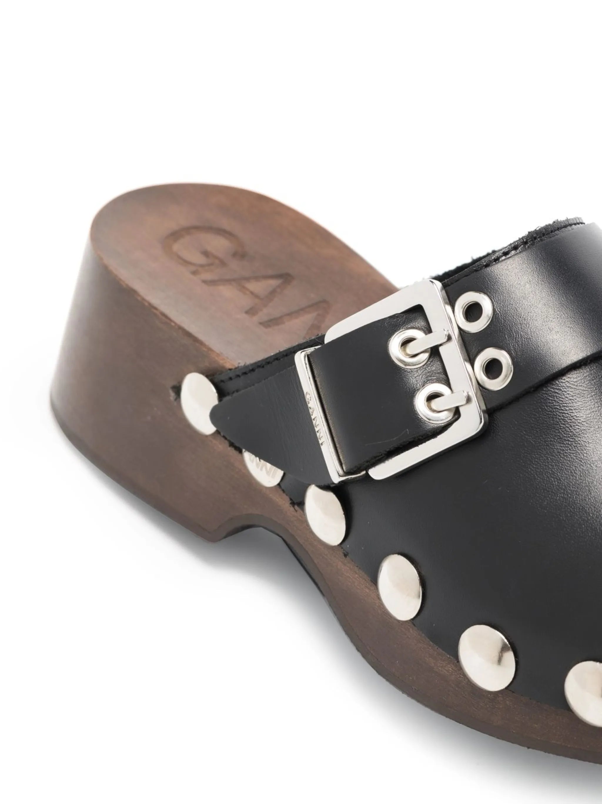 studded flatform clogs