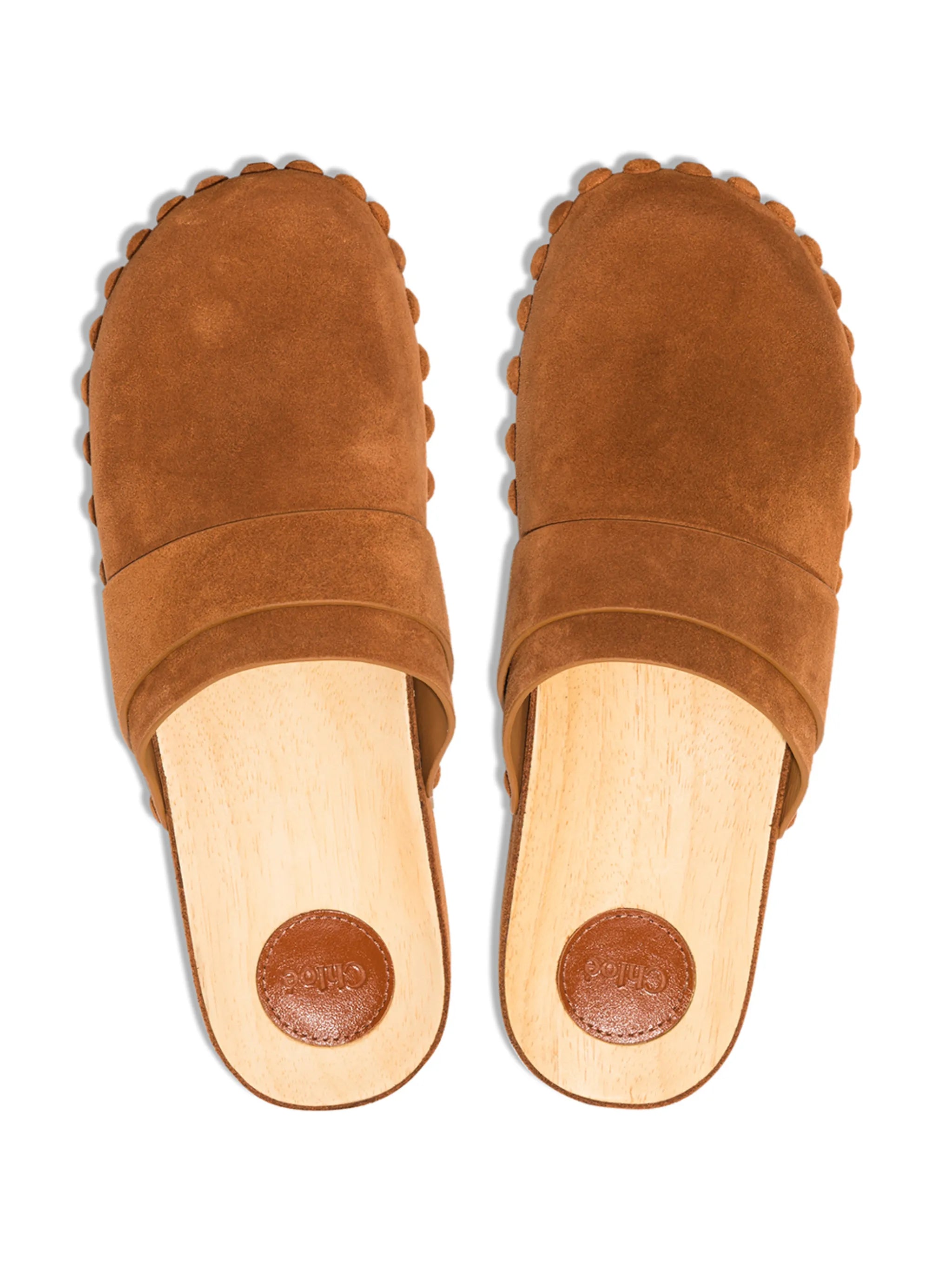 Joy suede platform clogs
