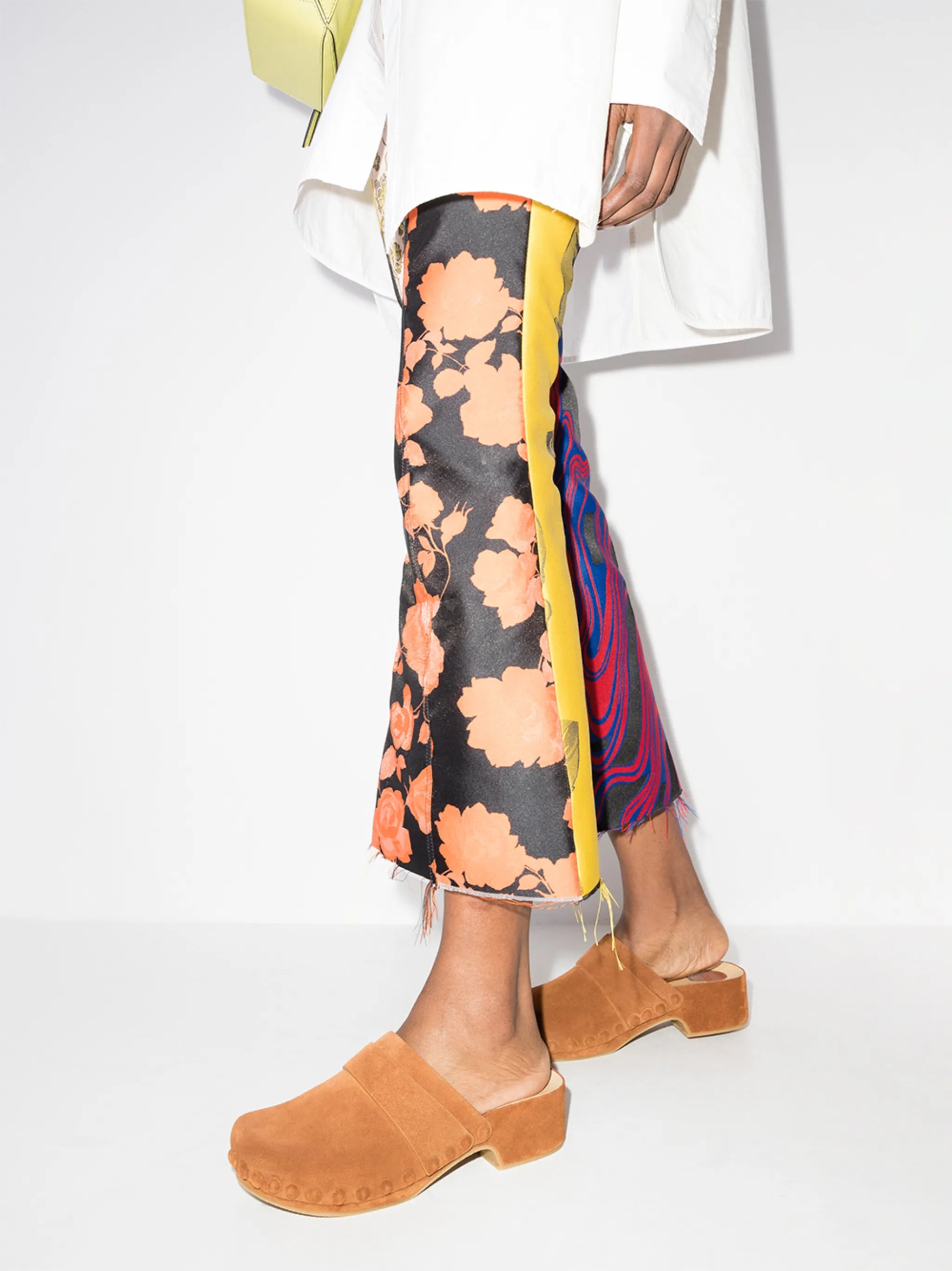 Joy suede platform clogs