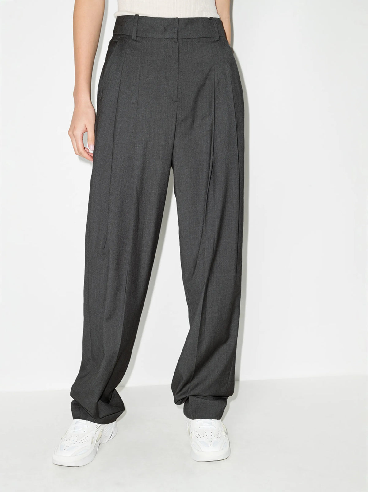 Gelso high-waisted darted trouser