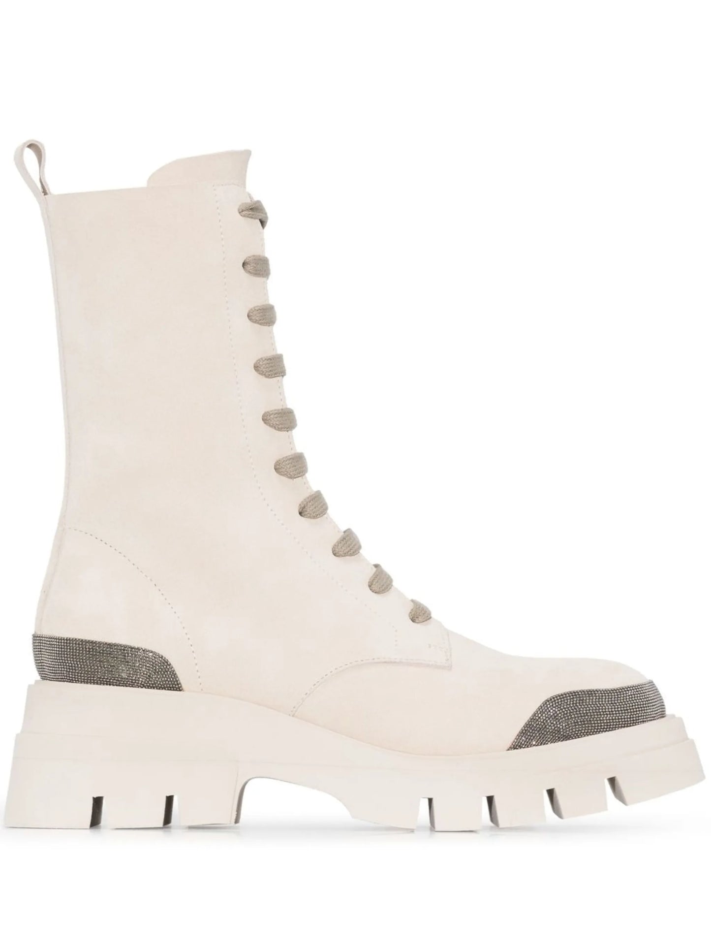 chunky lace-up combat boots