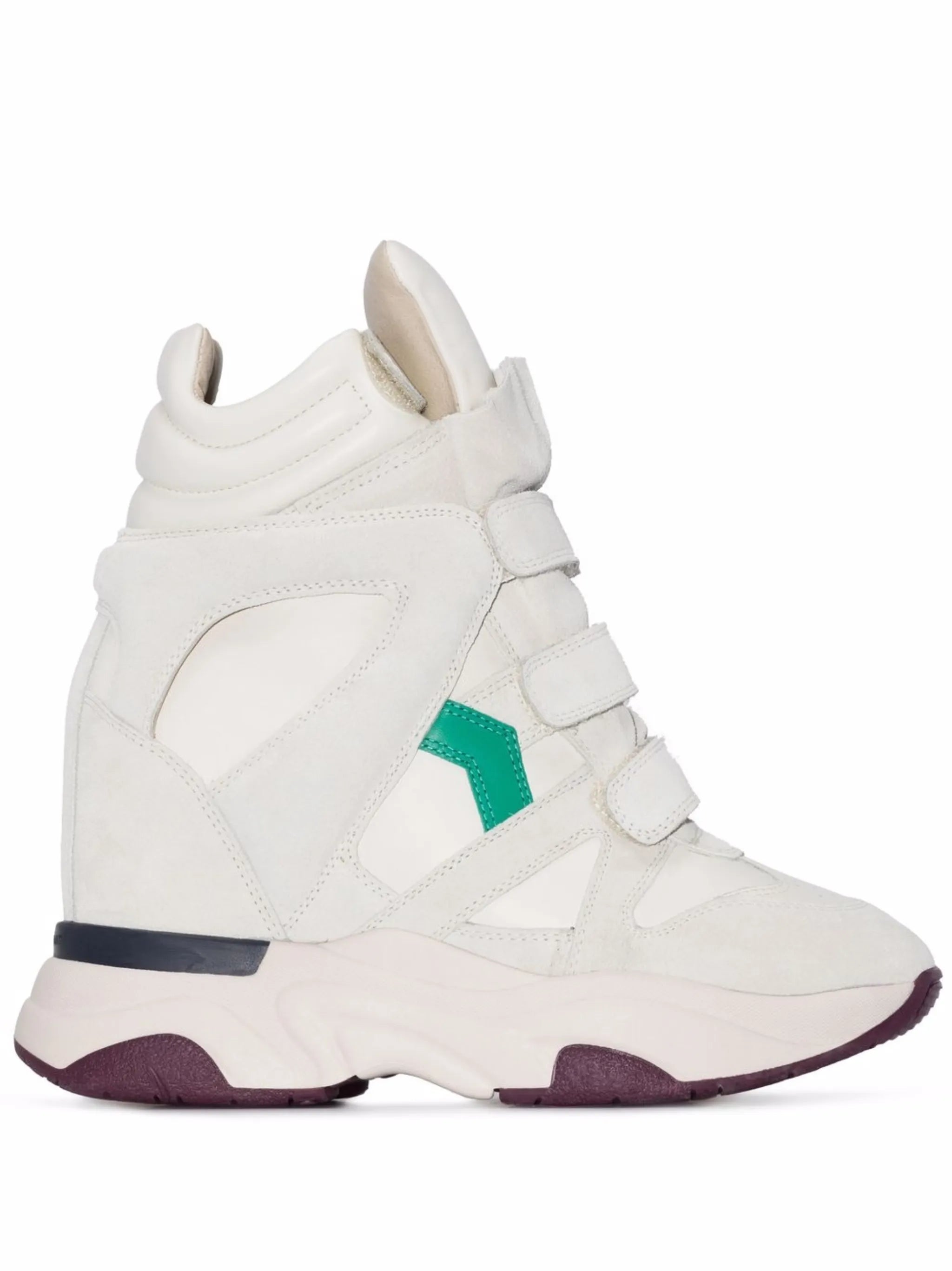 Balskee high-top wedge trainers
