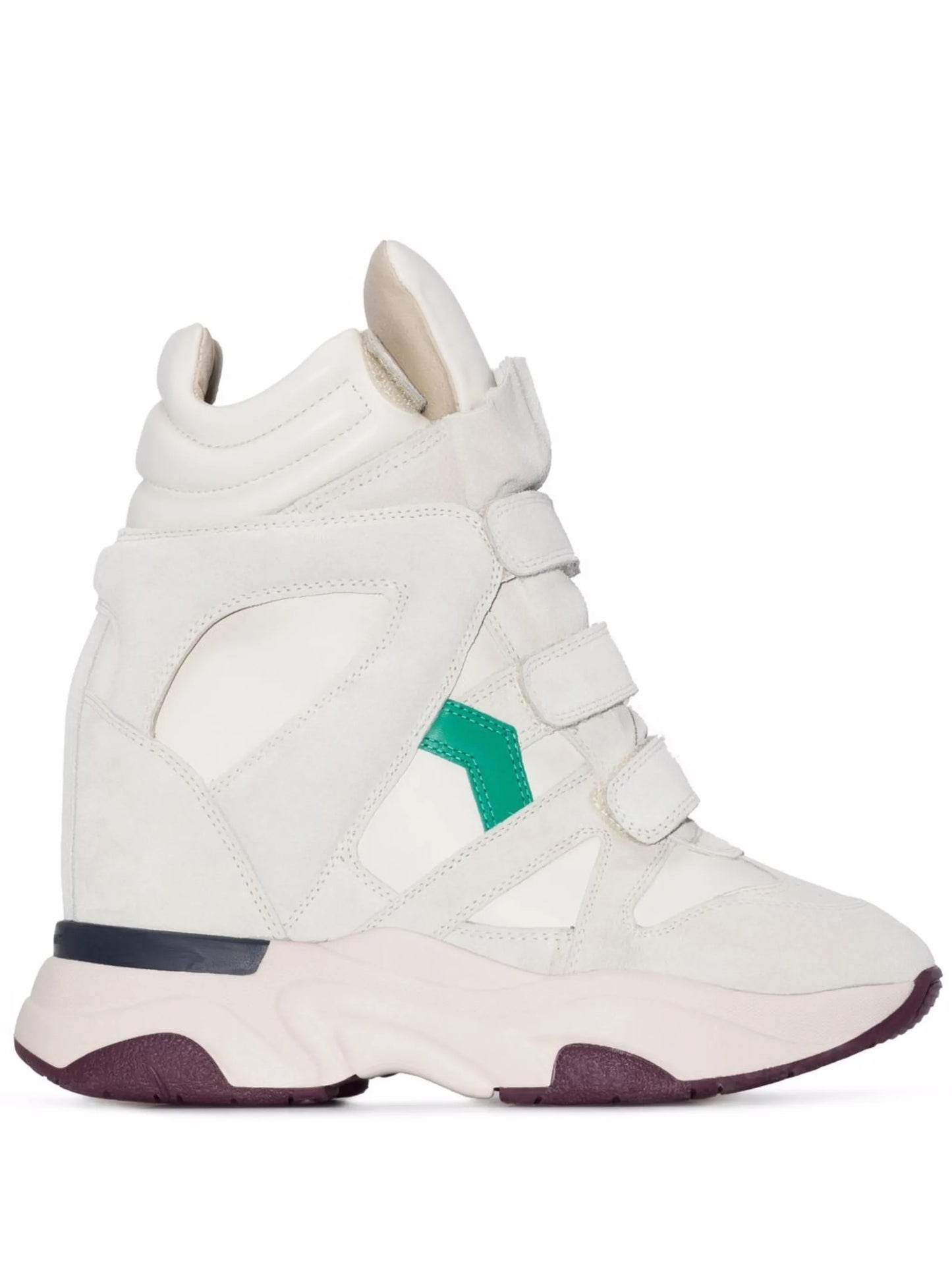 Balskee high-top wedge trainers