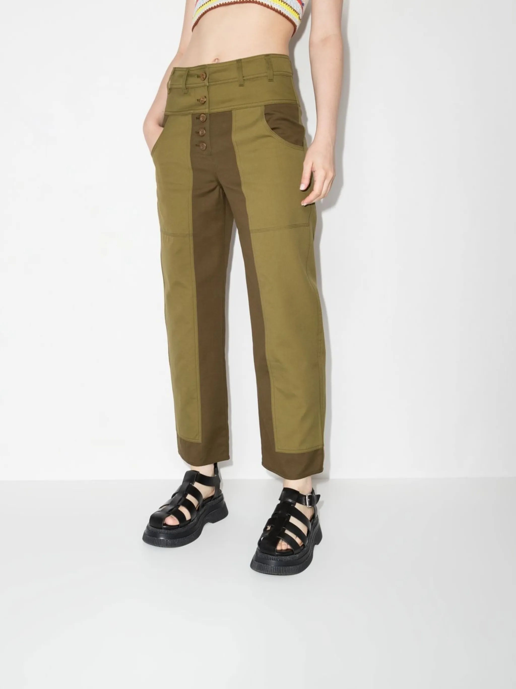 Creepers caged sandals
