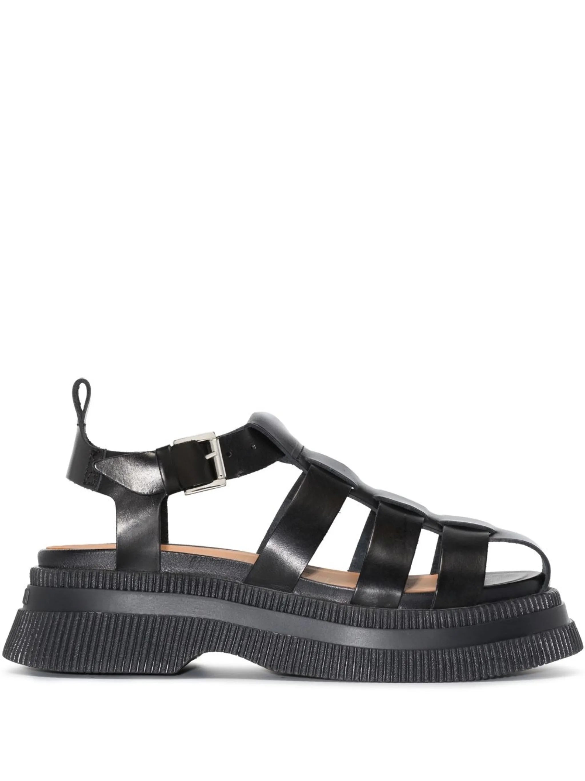 Creepers caged sandals