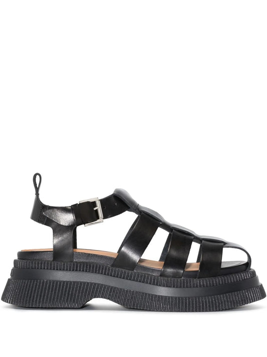 Creepers caged sandals