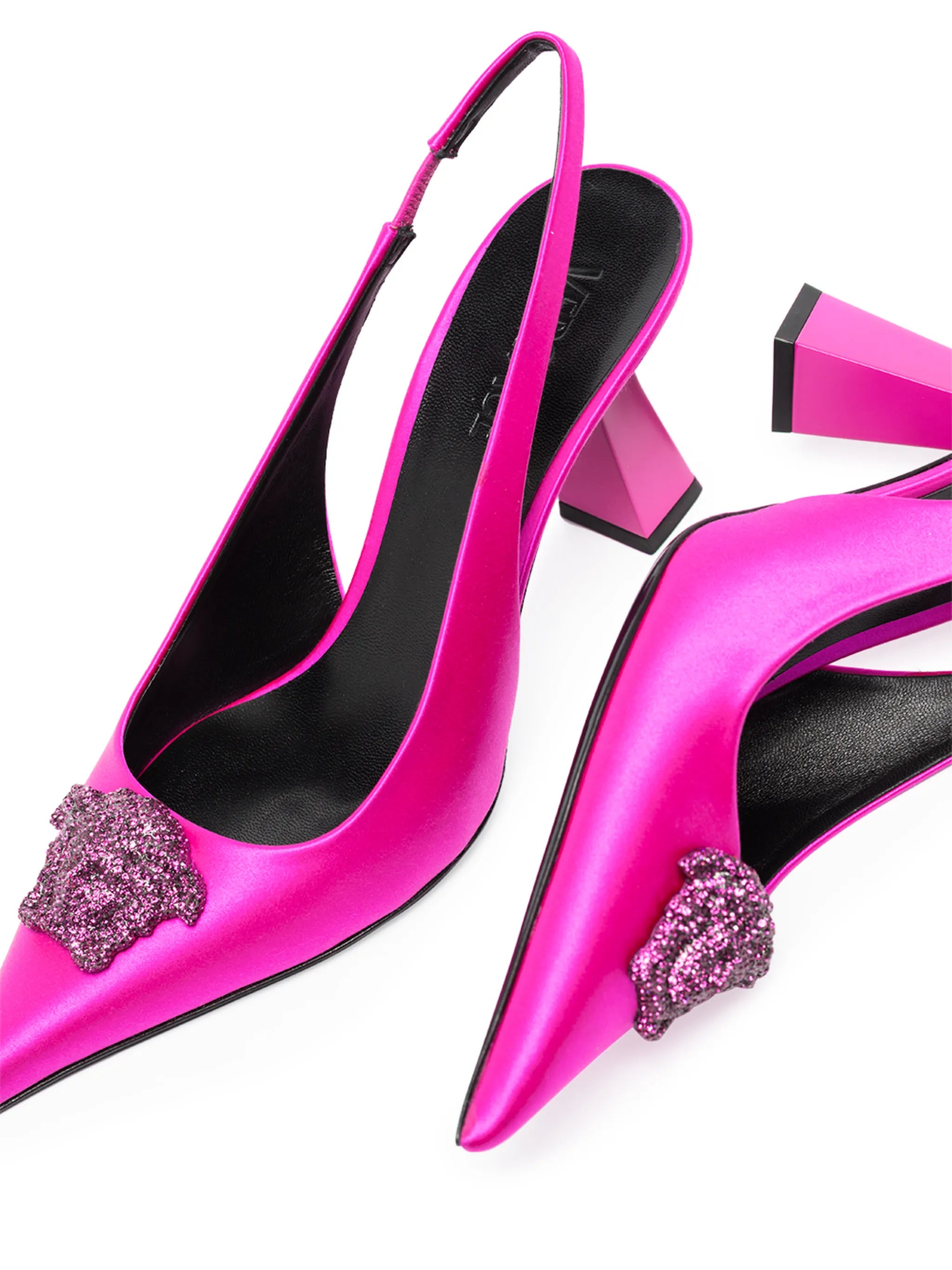 La Medusa slingback pumps